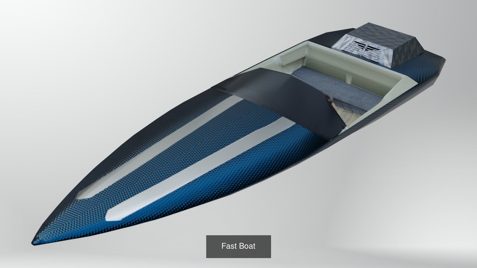 12 Watercraft Models lowPoly 3D model 3D Model Collection_5