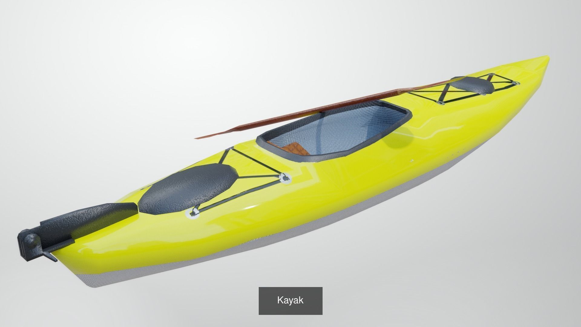 12 Watercraft Models lowPoly 3D model 3D Model Collection_8