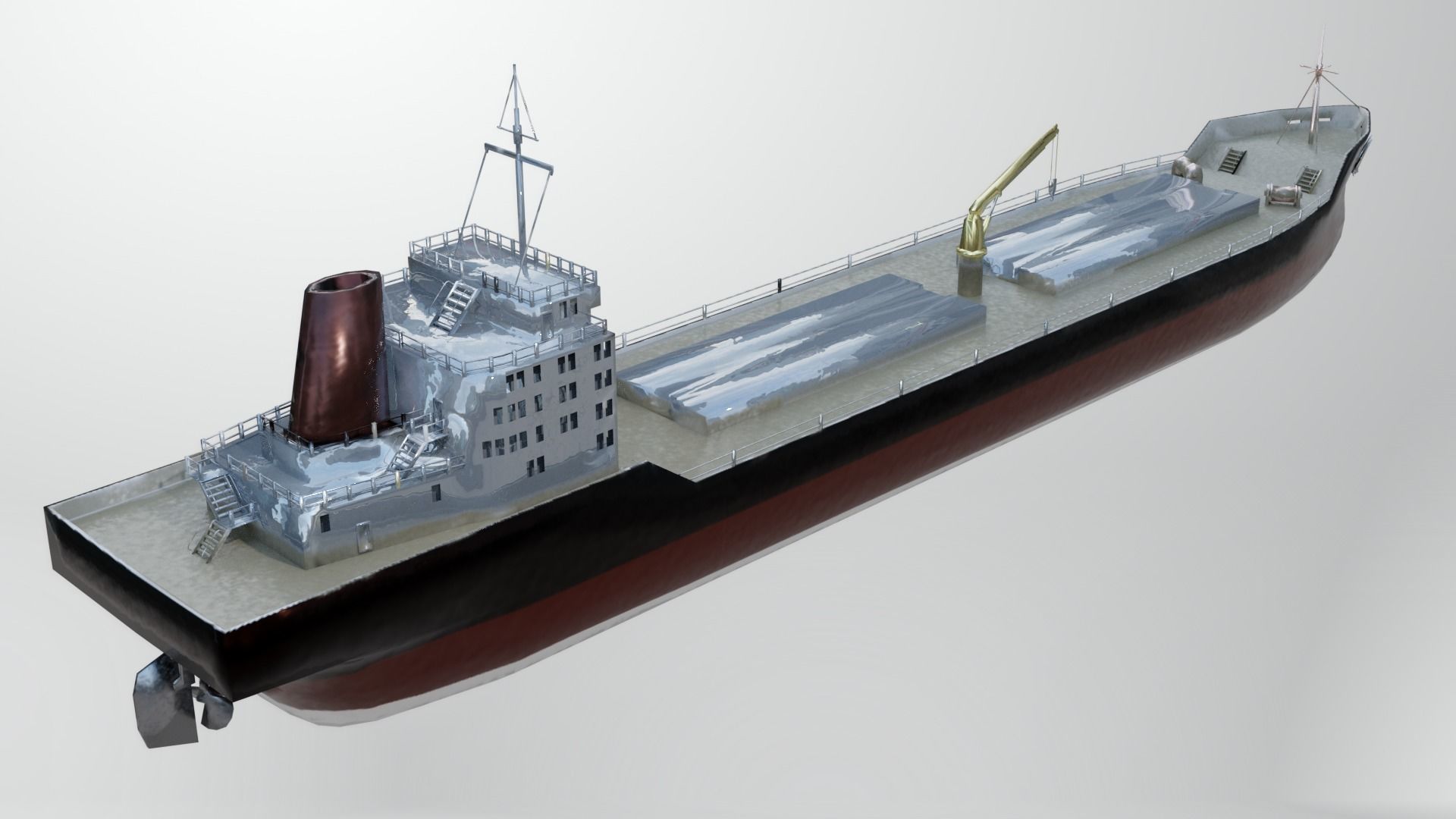 12 Watercraft Models lowPoly 3D model 3D Model Collection_16