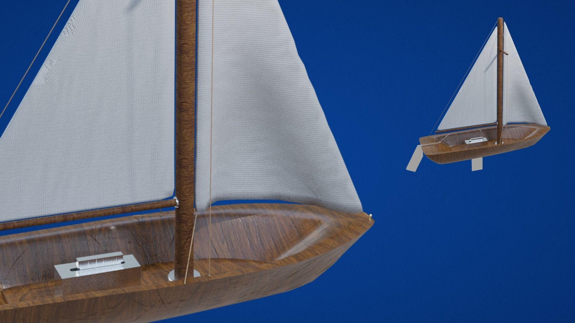 12 Watercraft Models lowPoly 3D model 3D Model Collection_34