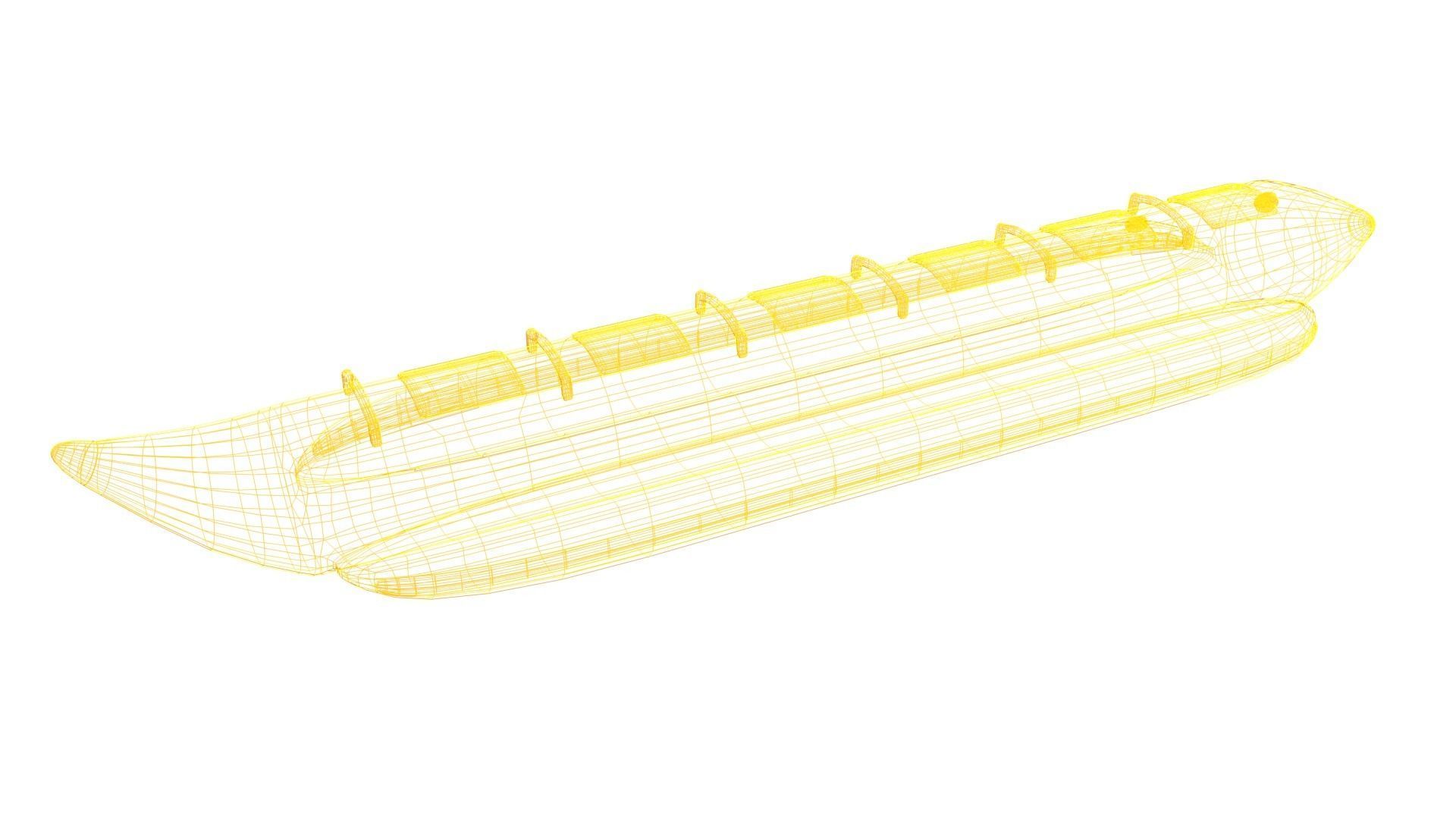 12 Watercraft Models lowPoly 3D model 3D Model Collection_14