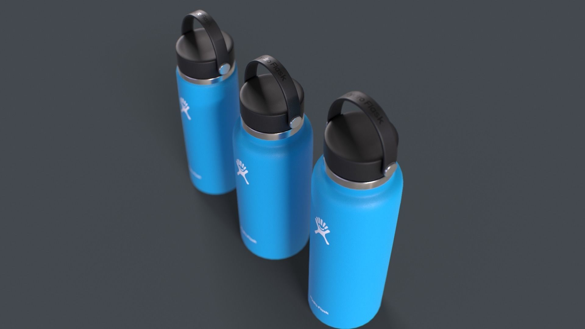 Hydro Flask Low-poly 3D model_8