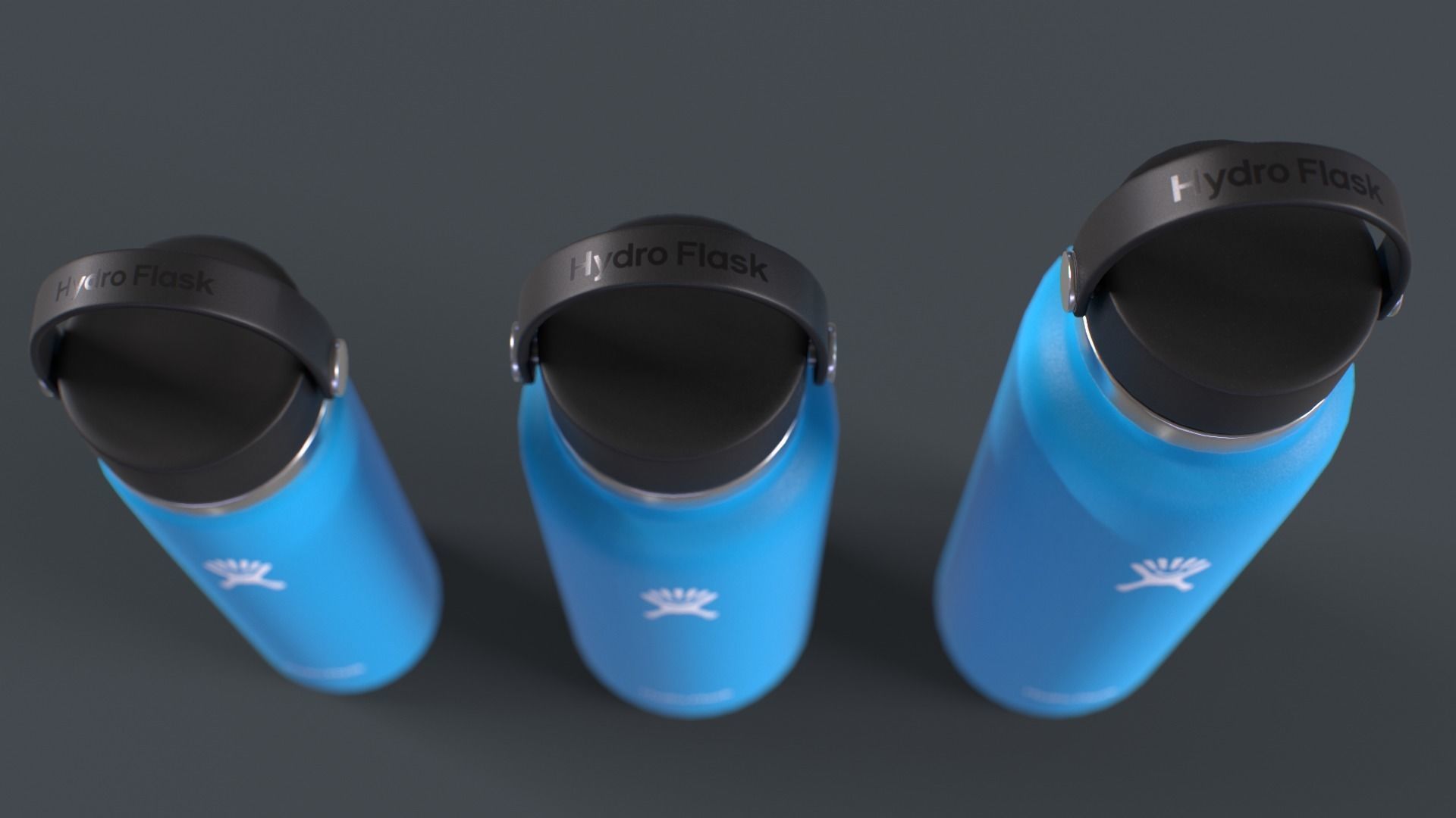Hydro Flask Low-poly 3D model_12
