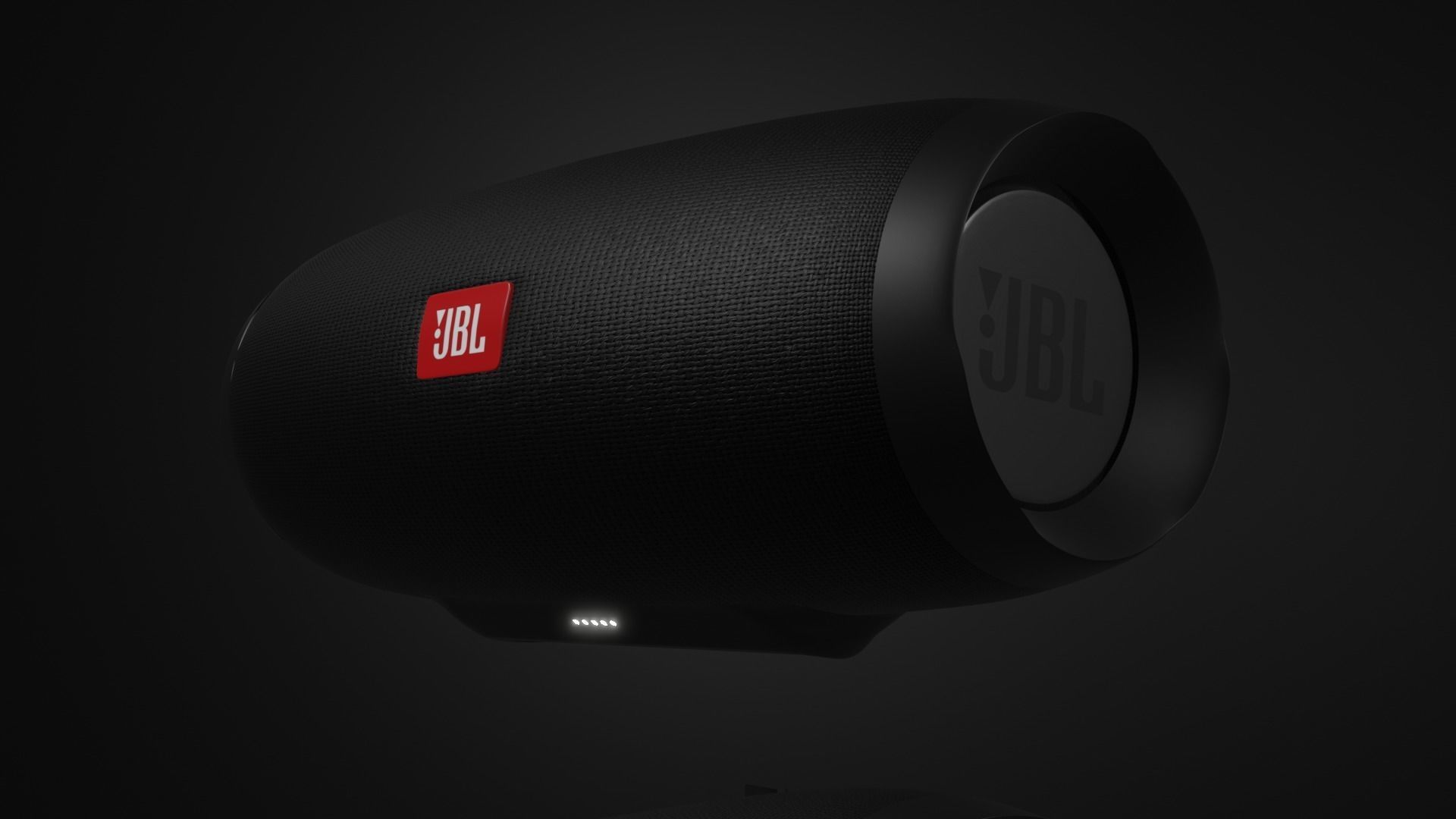 3D Low Poly JBL Flip 4 Speaker Low-poly 3D model_2