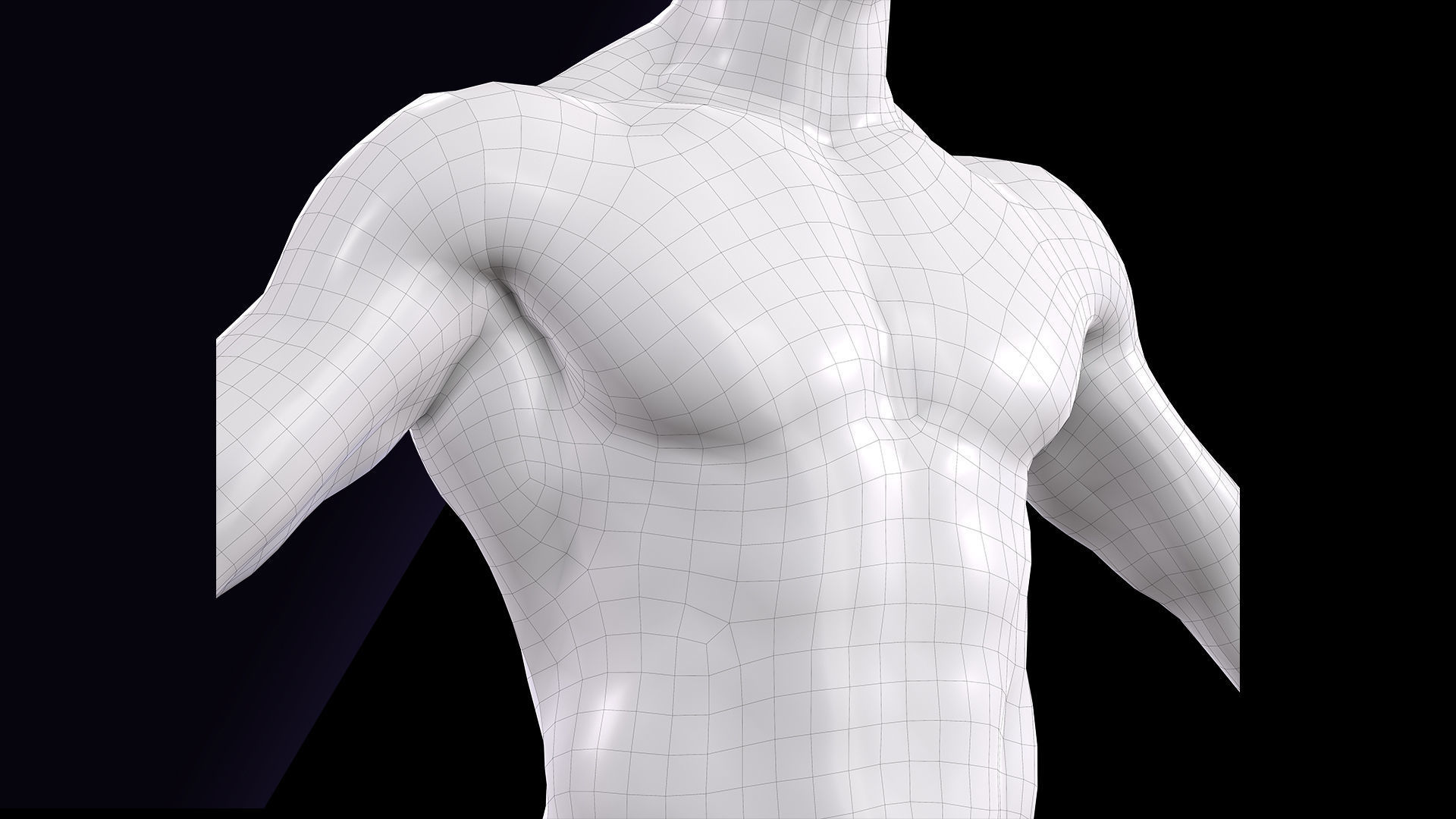 Cleaned A Pose Scan Ethan White Underwear 3D model_15