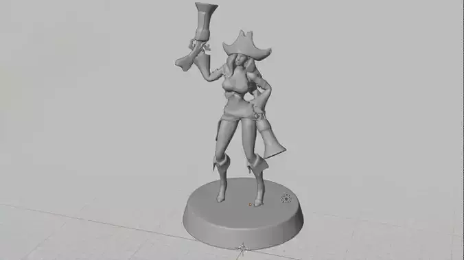  Miss Fortune 3D Model for print