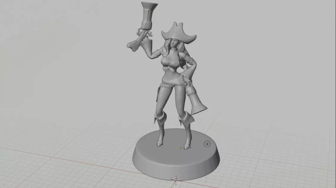 Miss Fortune 3D Model for print 3D print model