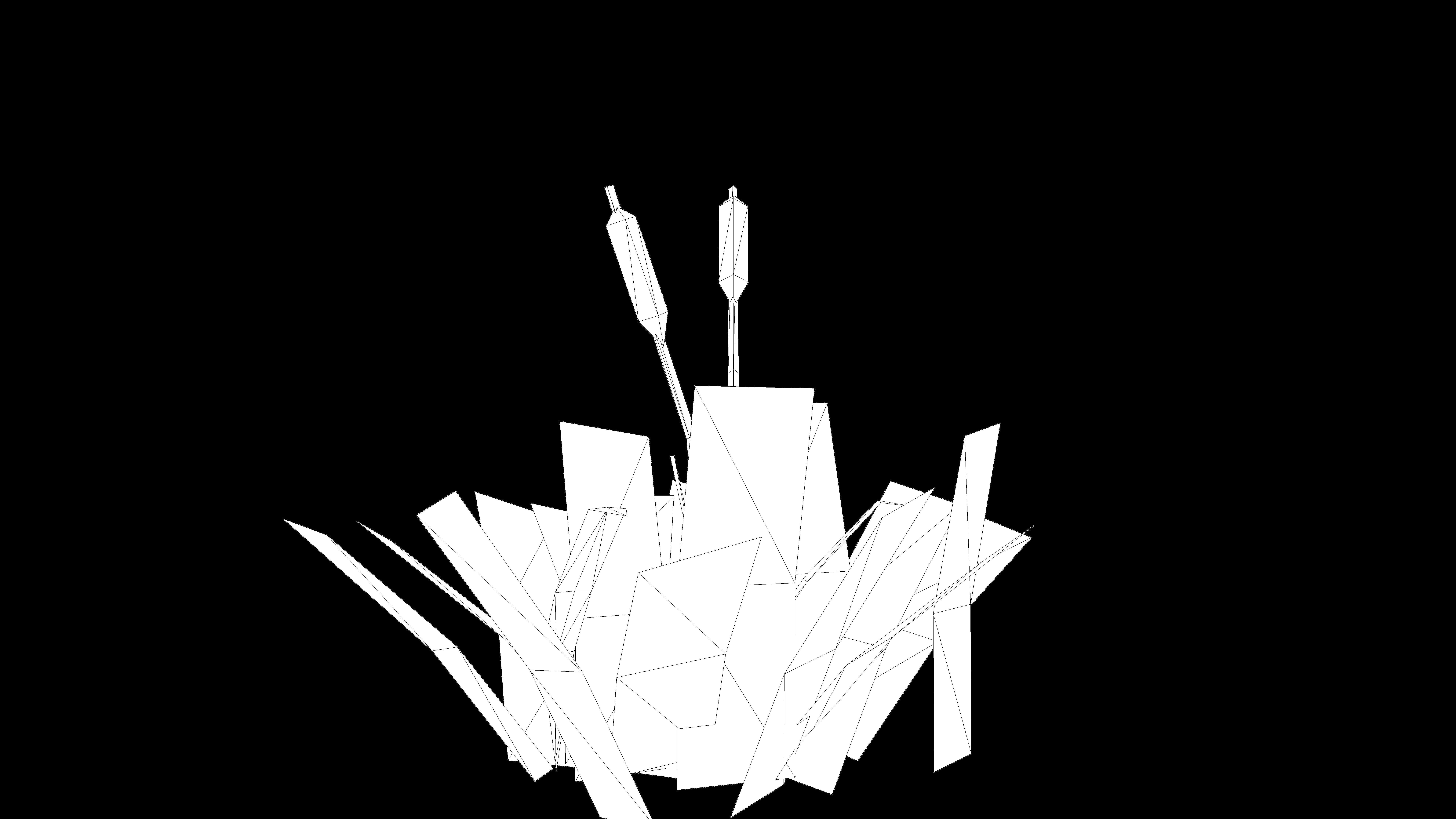 Plants - Game Ready cattail reeds Low-poly 3D model_10