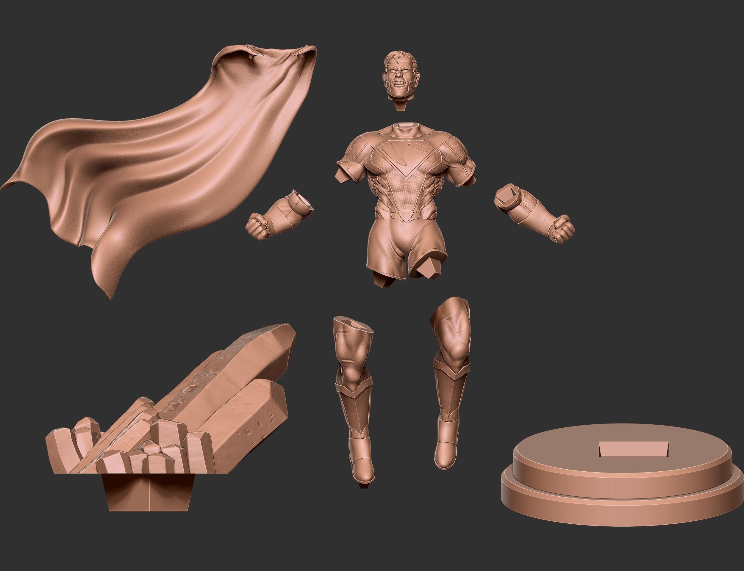 Superman Jutice Lords 3D print model_10