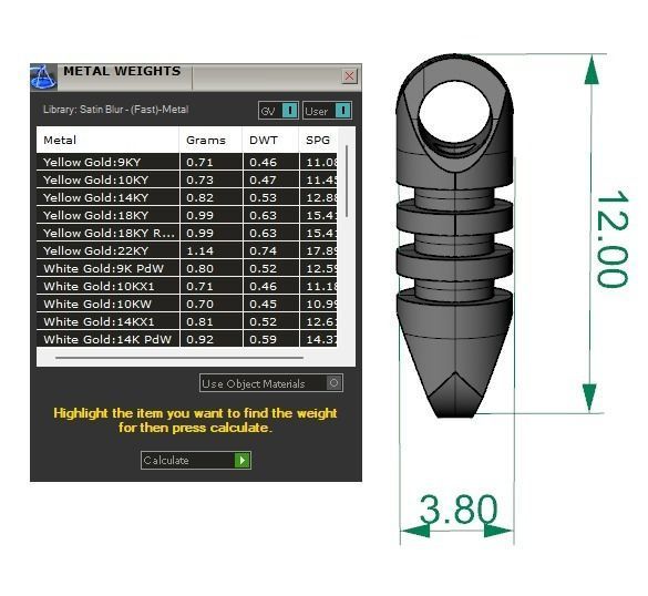 Eslabon para cadena chain link-ESL1122008 3D print model_9