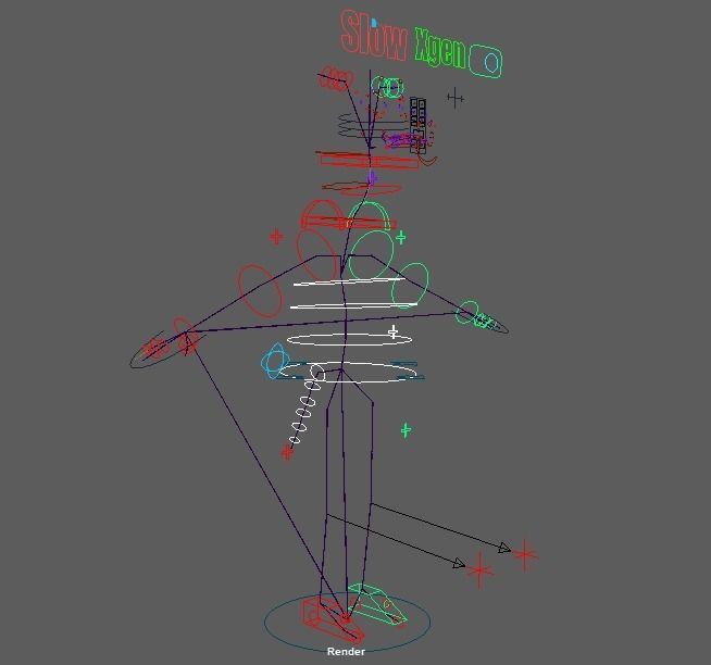 Cartoon Camel Rigged 3D model_27