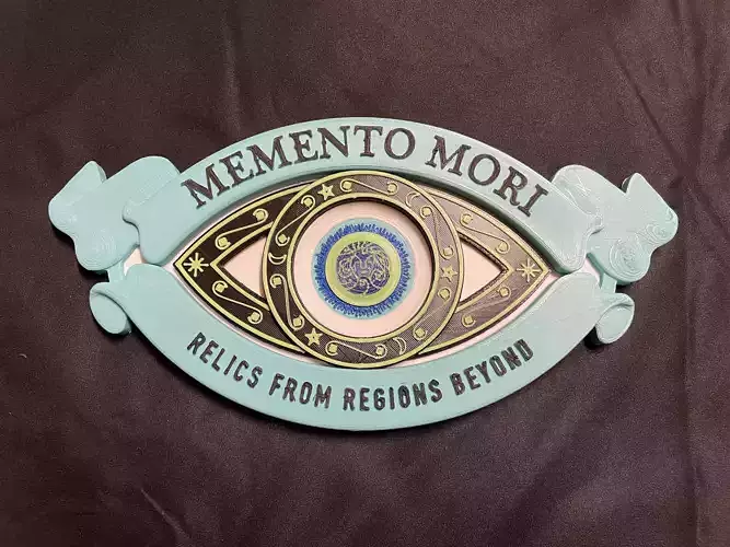 Enchanting Memento Mori Sign from Haunted Mansion