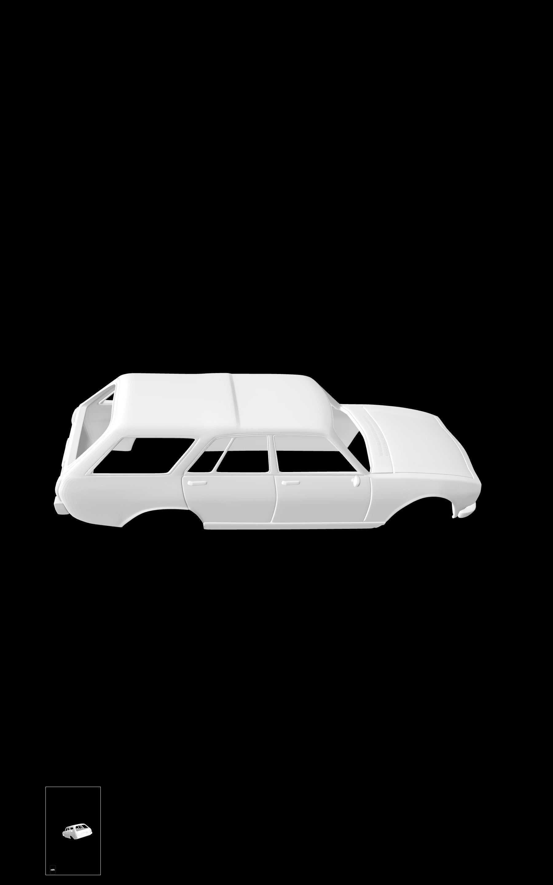 Peugeot 504 break 3D print model_3
