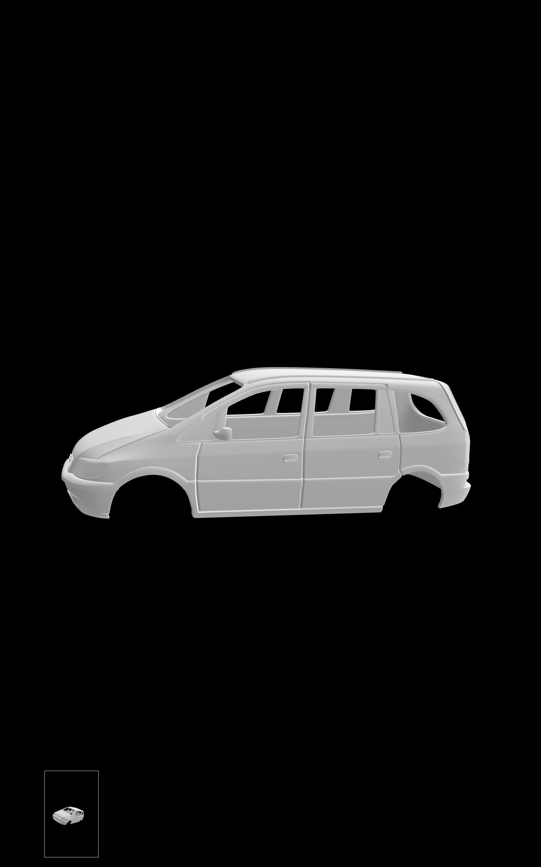Opel Zafira A 3D print model_1