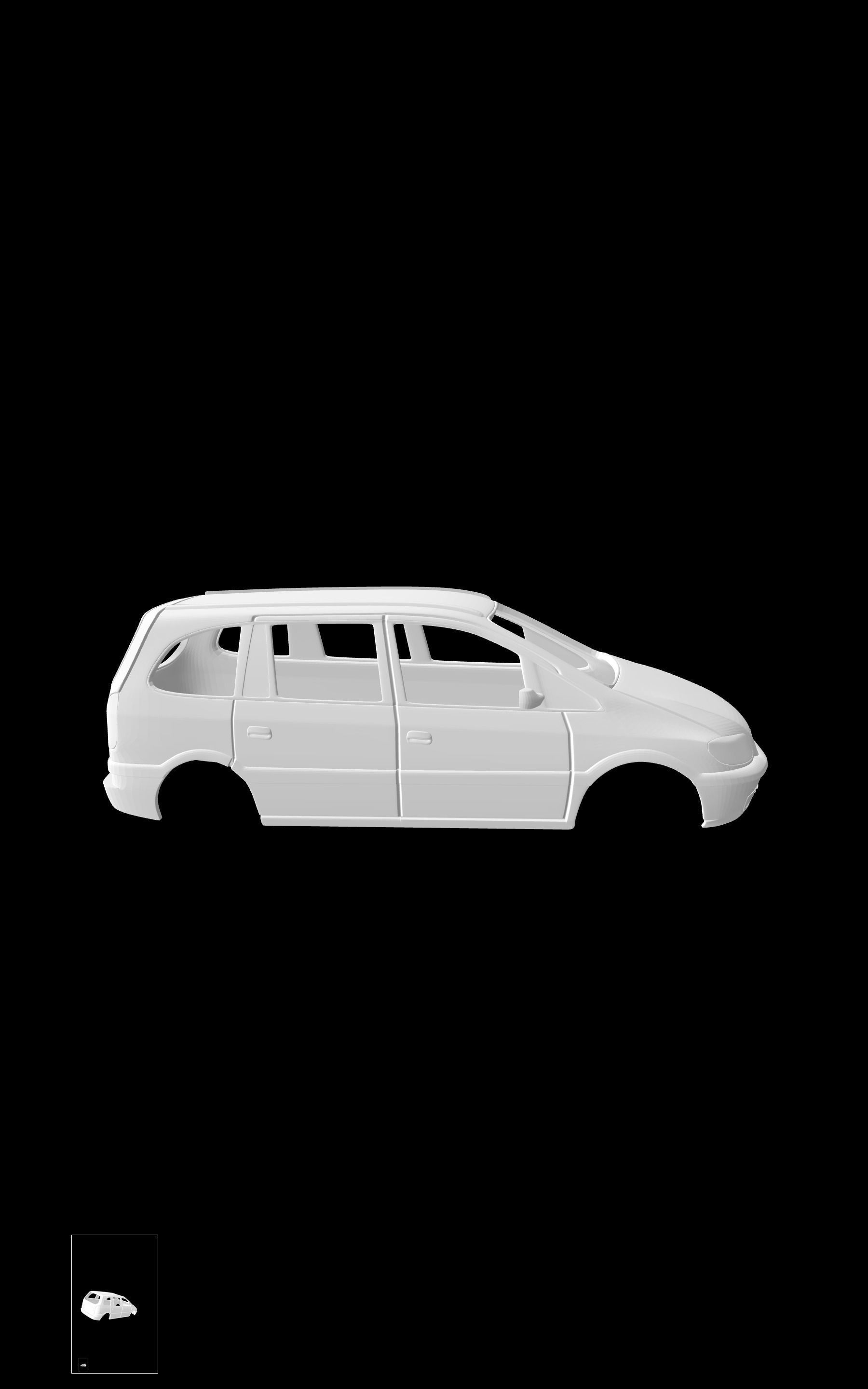 Opel Zafira A 3D print model_4