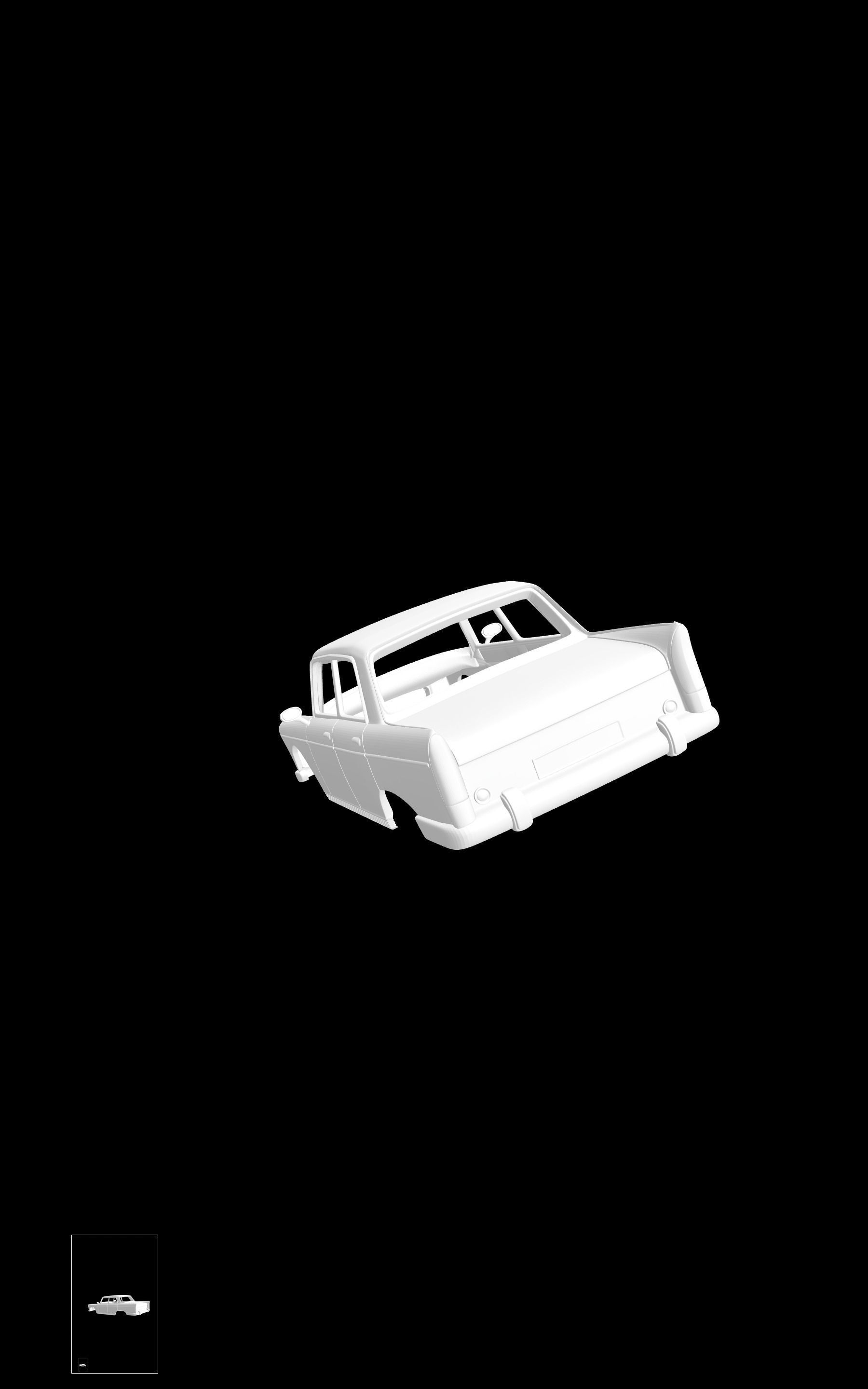Peugeot 404 Berlina 3D print model_3