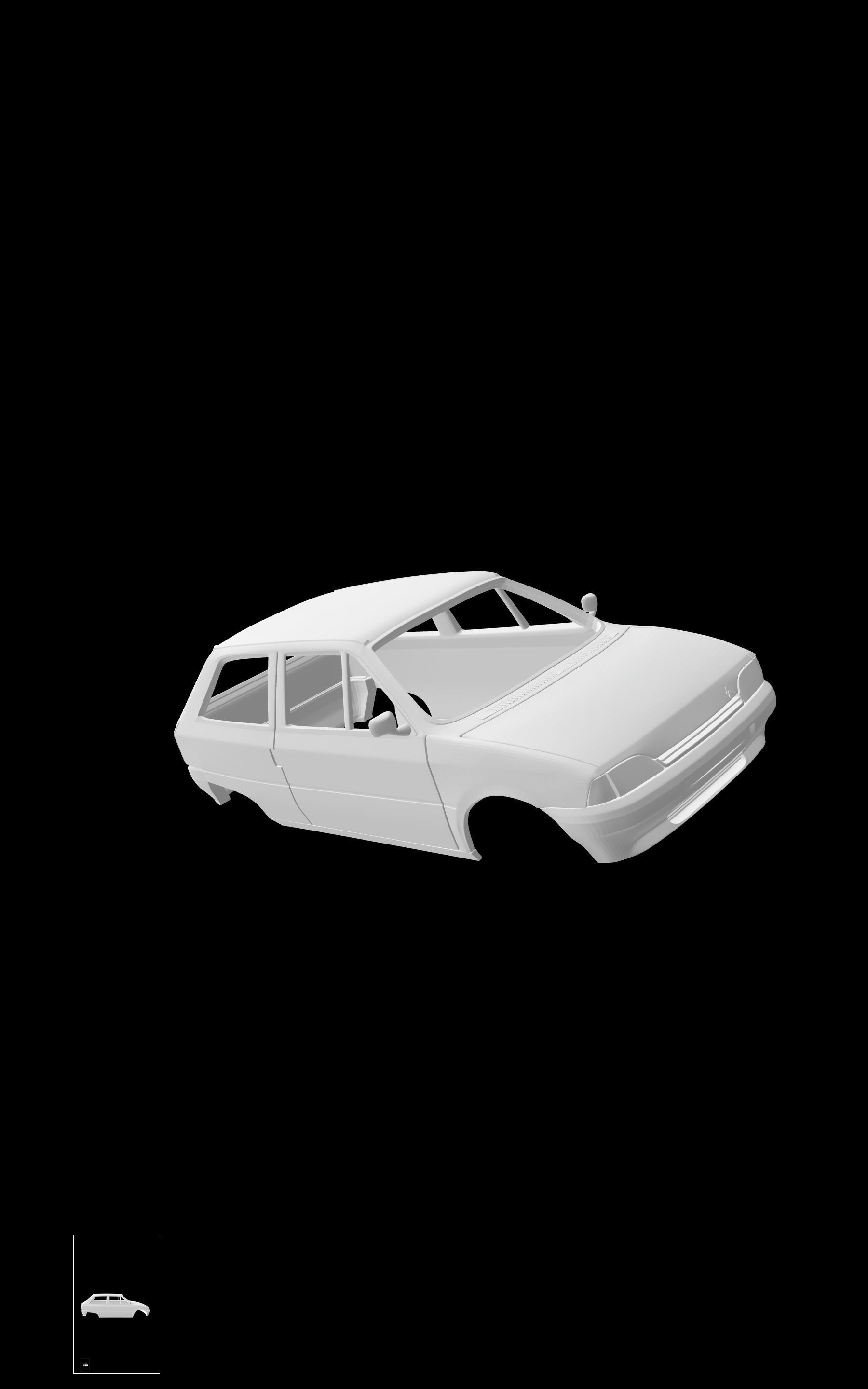 Citroen AX 3D print model_4