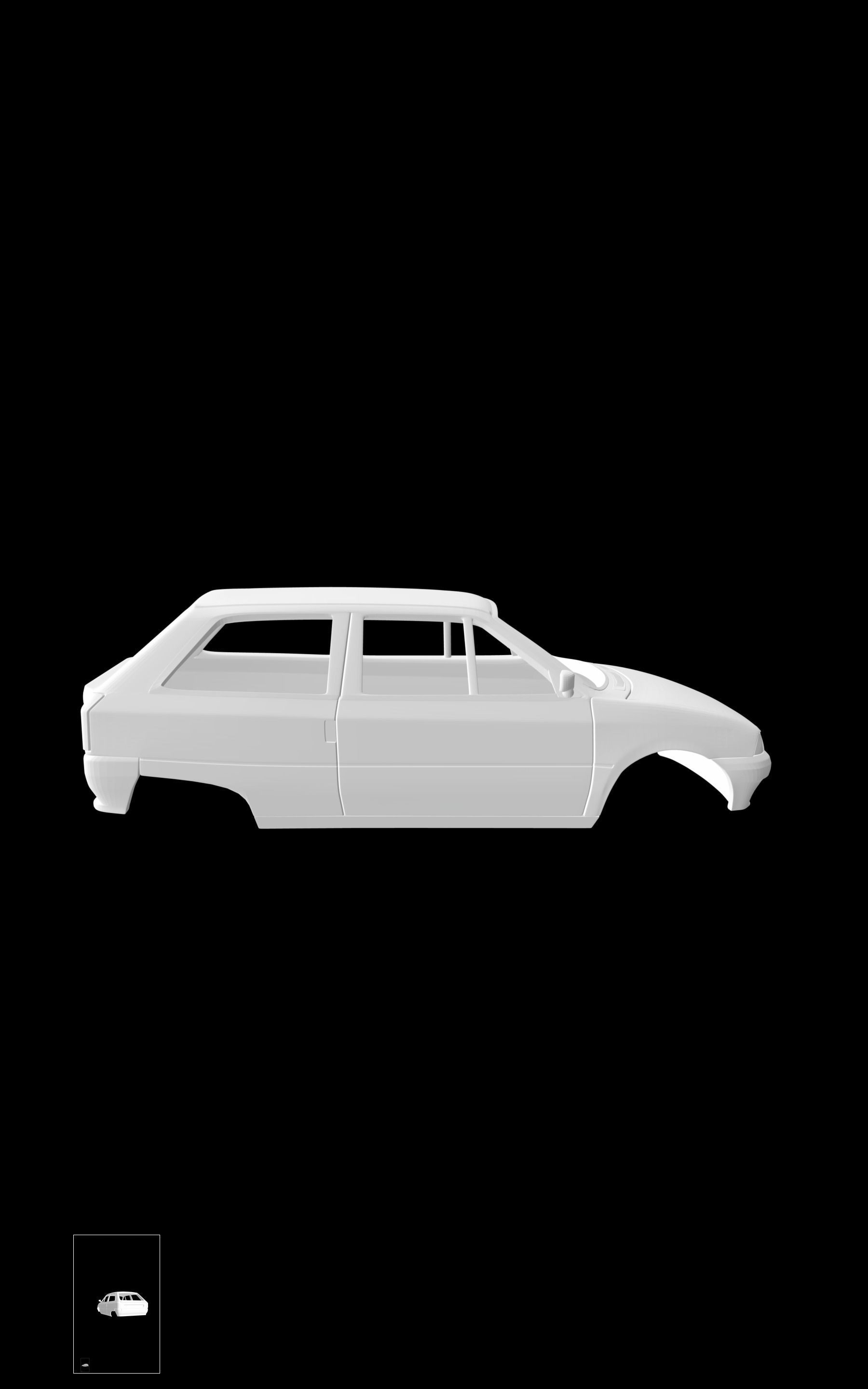 Citroen AX 3D print model_3