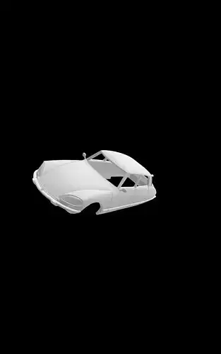 Citroen DS21 3D print model