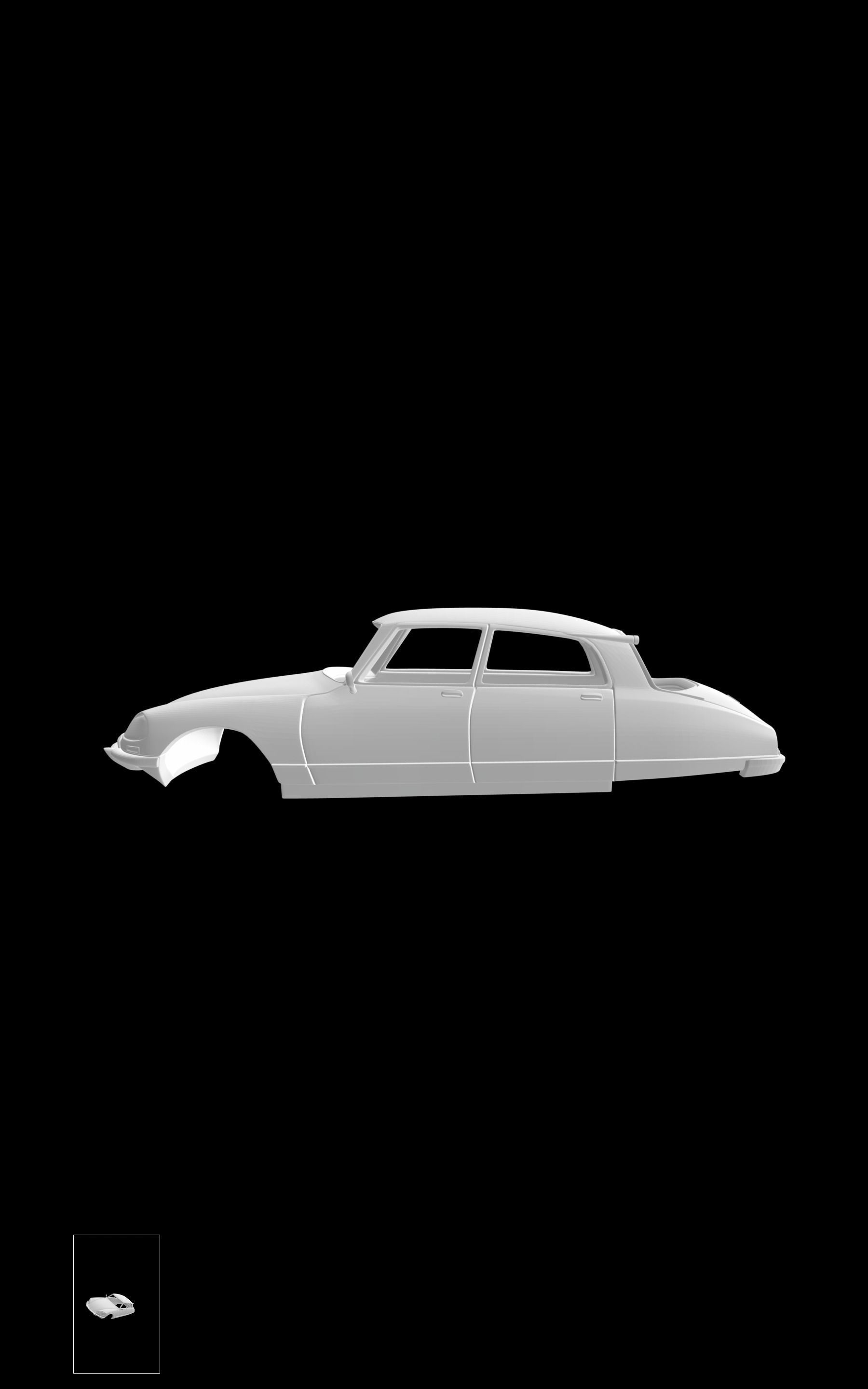 Citroen DS21 3D print model_1
