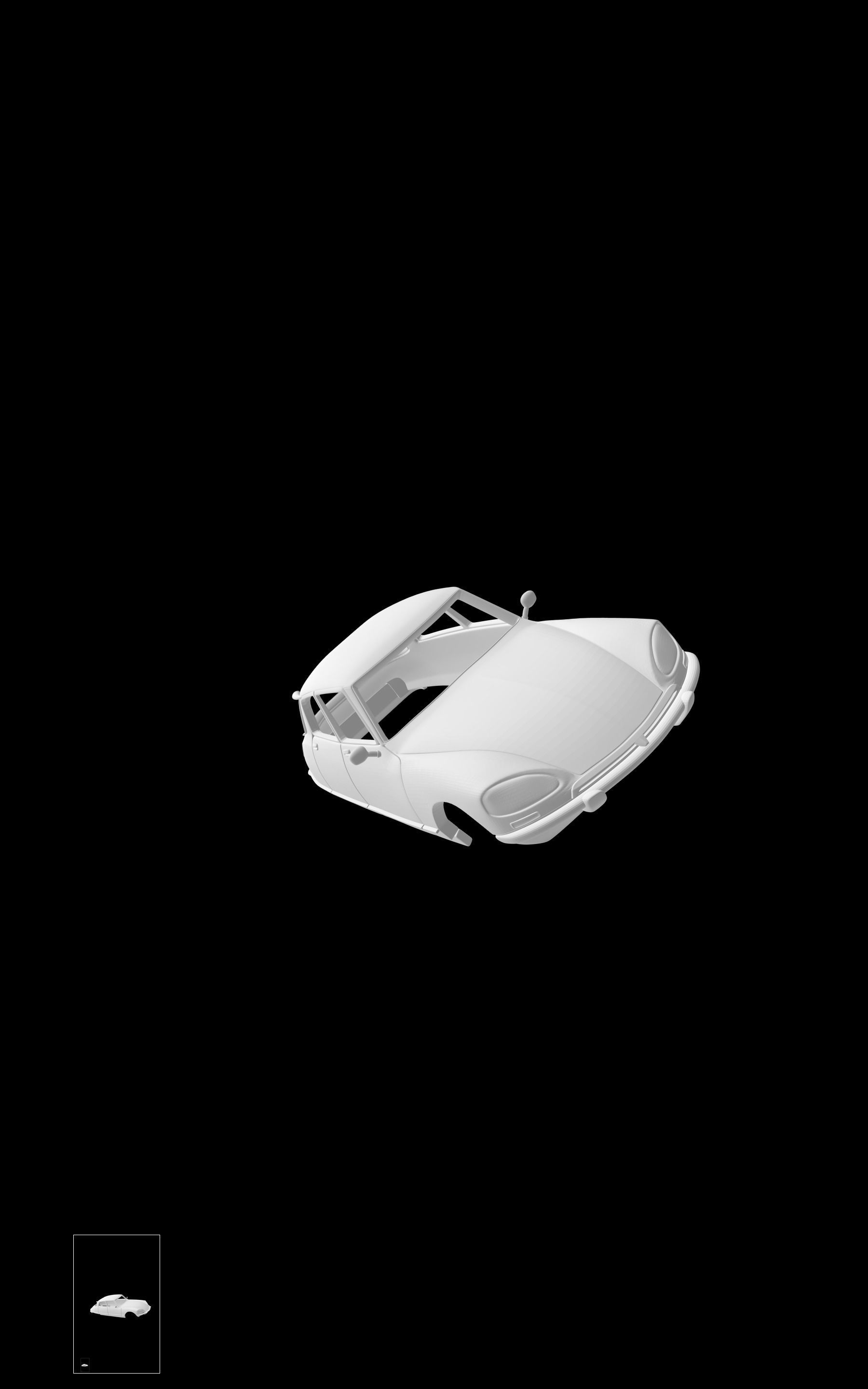 Citroen DS21 3D print model_6