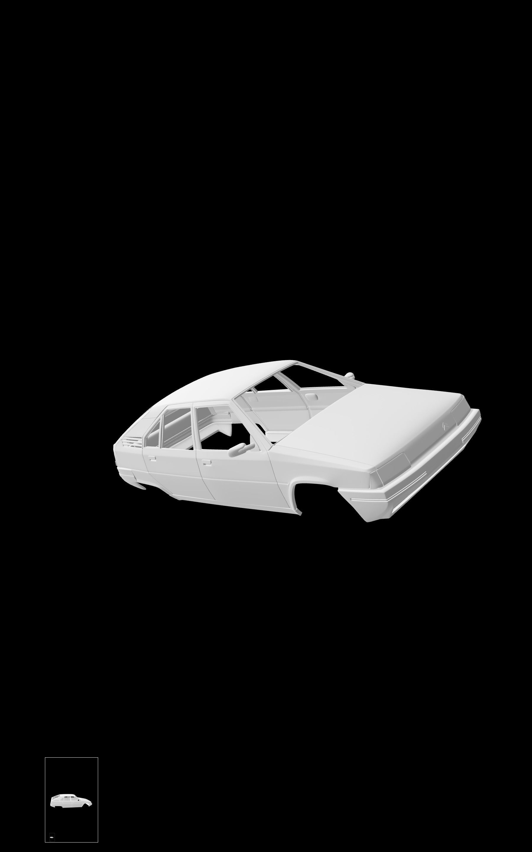 Citroen BX 3D print model_5