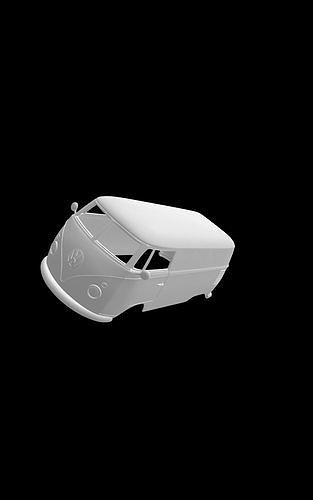 Volkswagen T1 Van 3D print model