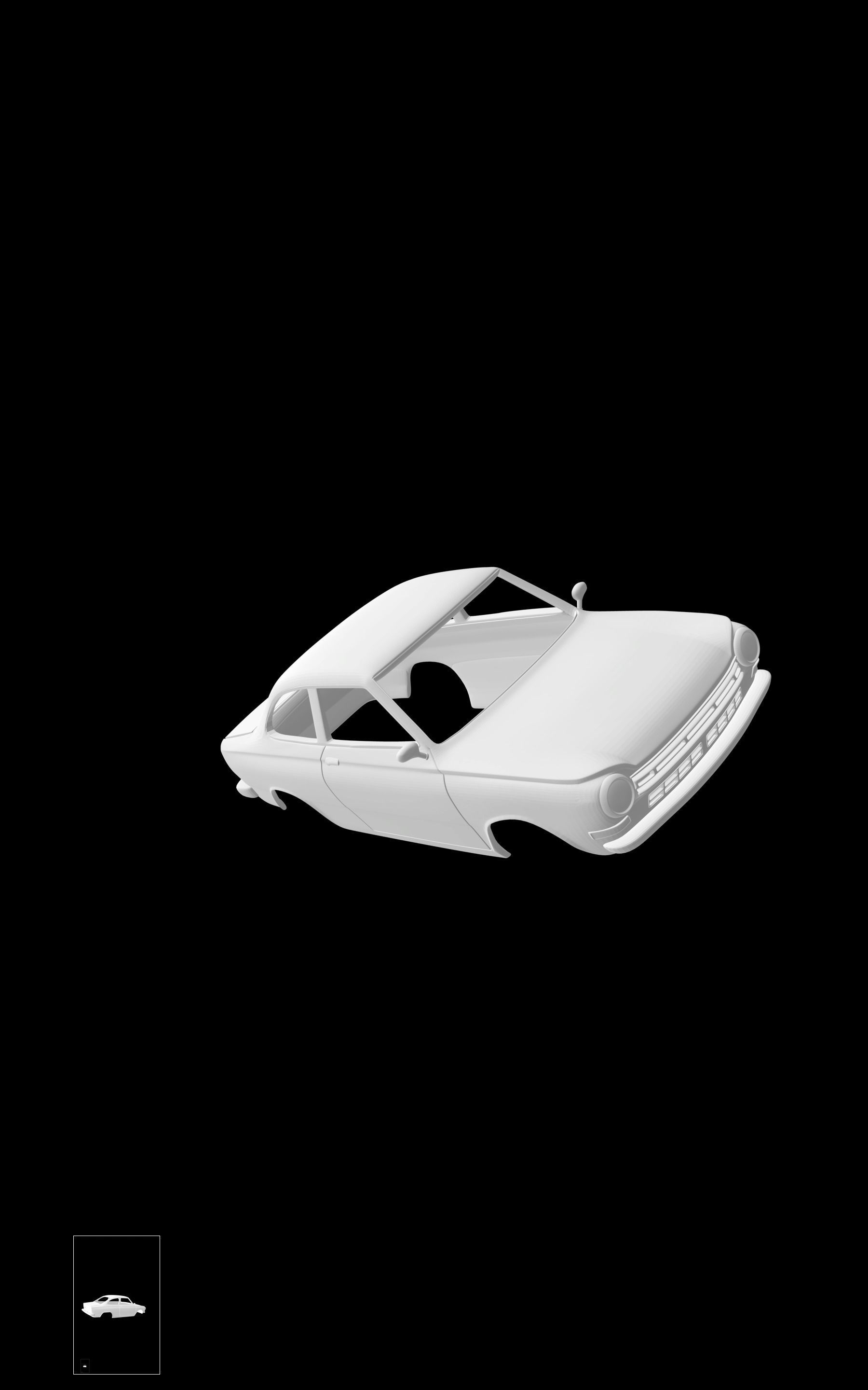 DAF 44 Coupe 3D print model_5