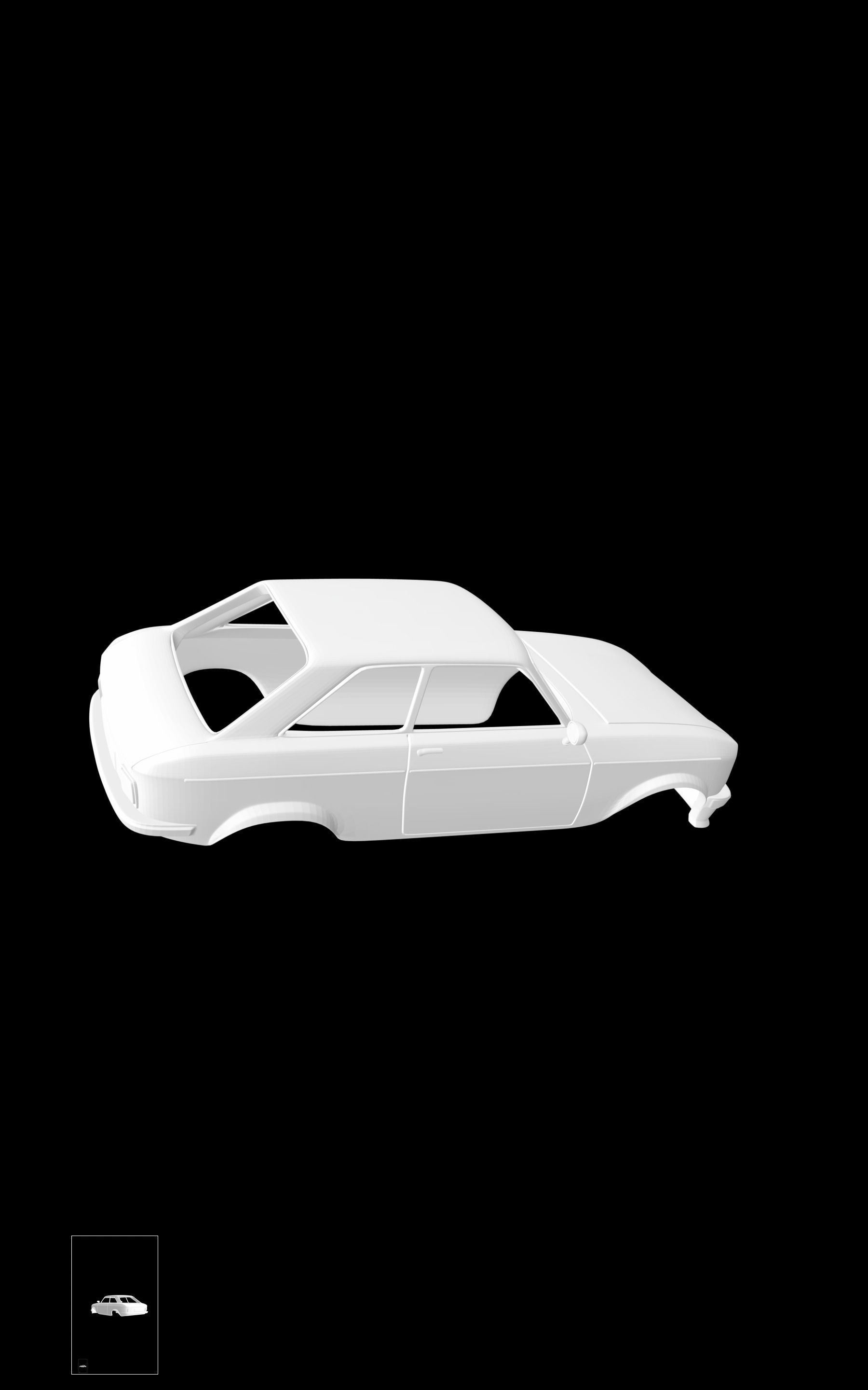 Peugeot 304 Coupe Rally 3D print model_3