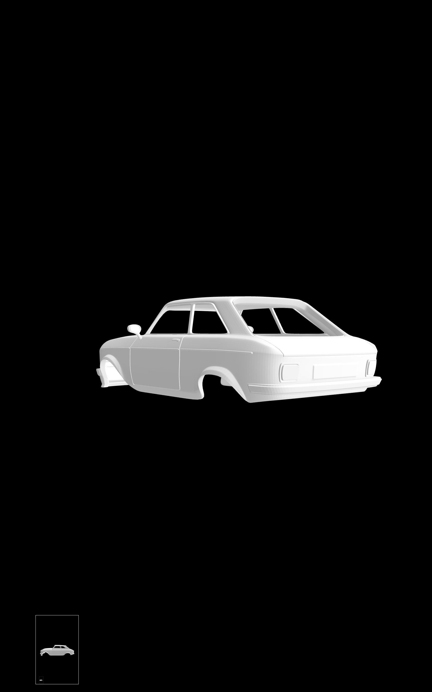 Peugeot 304 Coupe Rally 3D print model_2