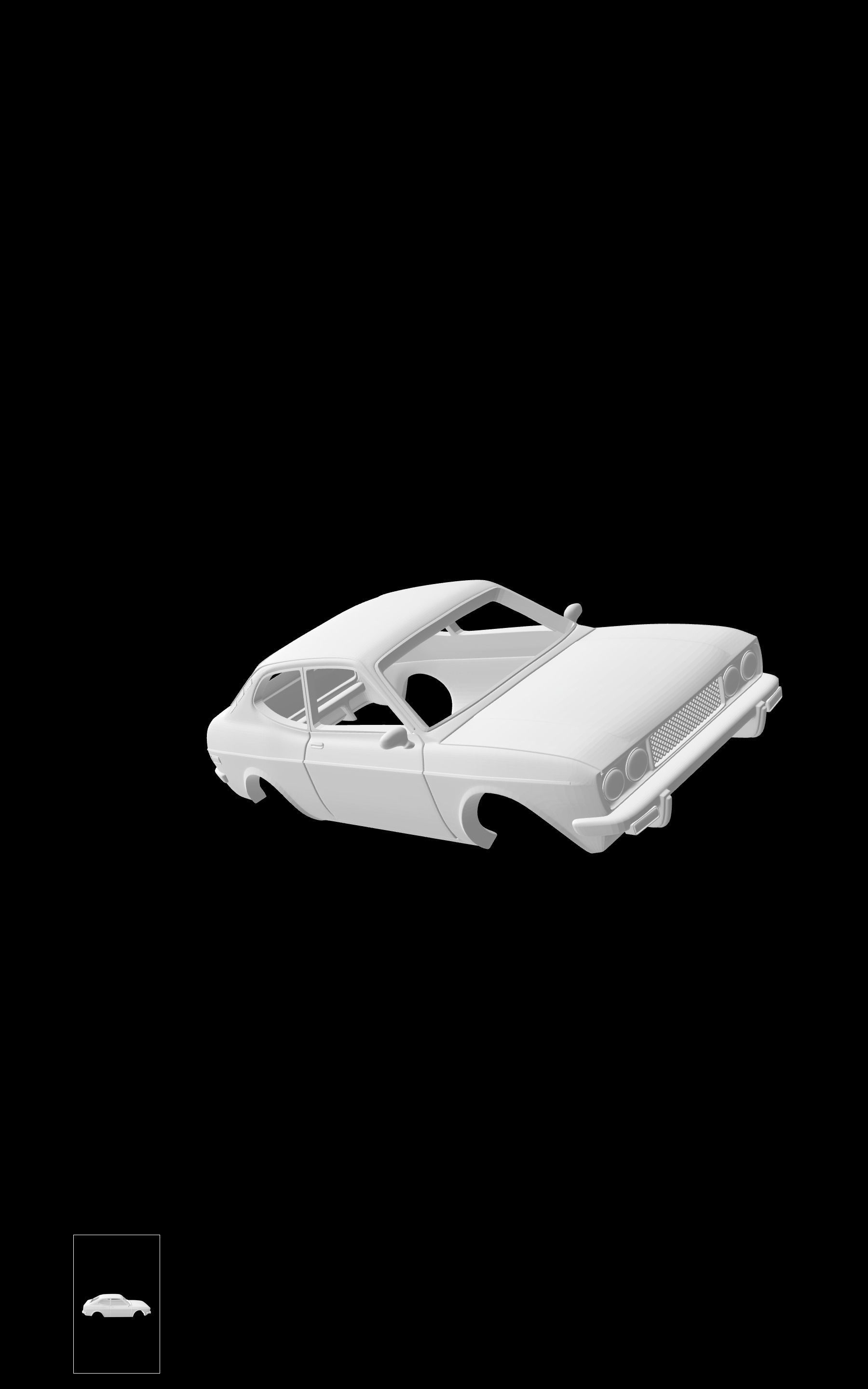 Fiat 128 coupe 3D print model_5