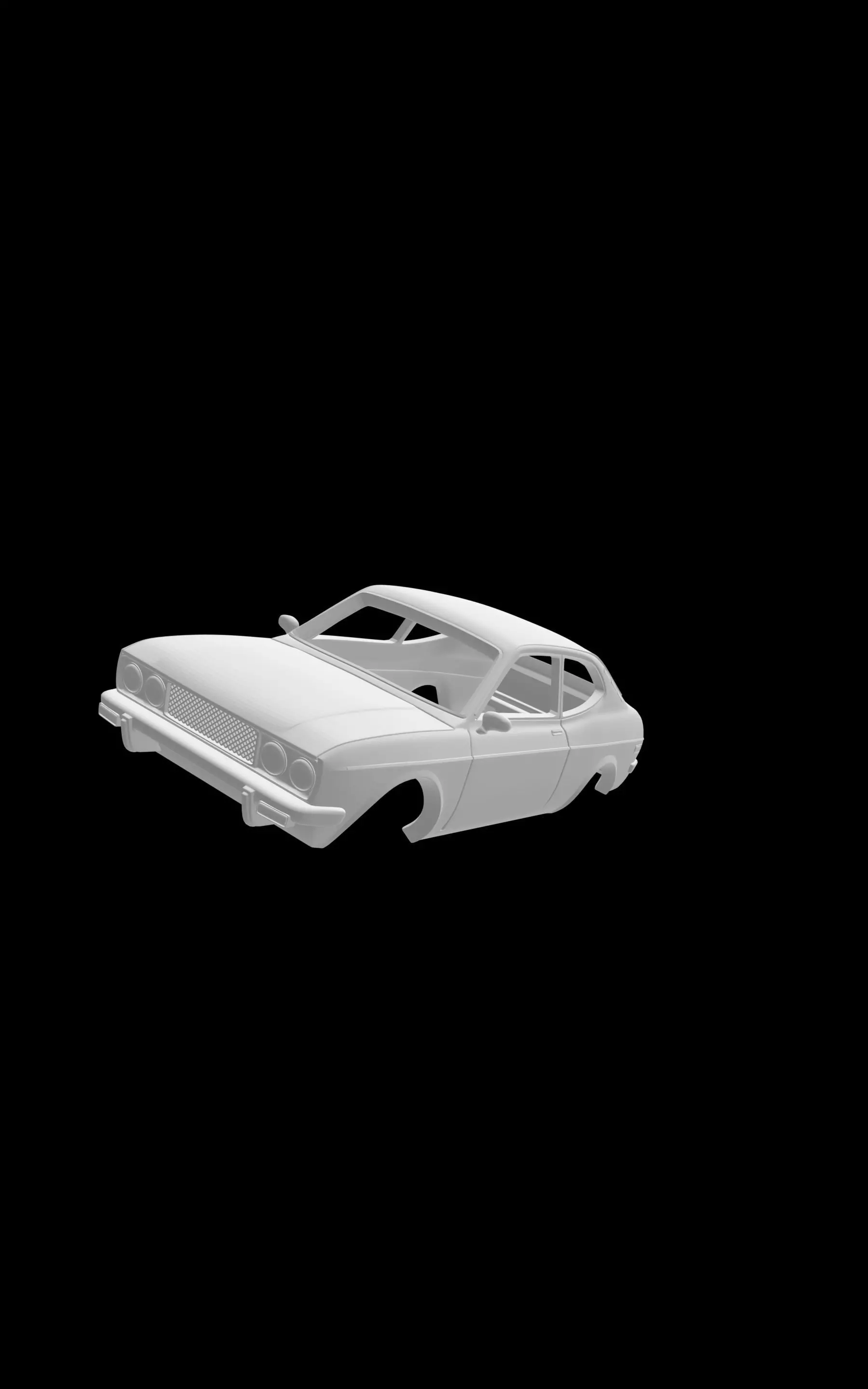 Fiat 128 coupe 3D print model_0