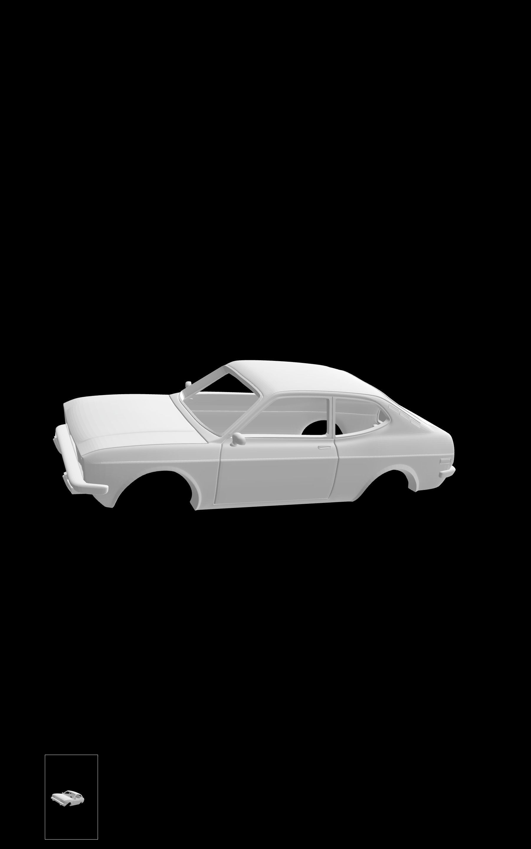 Fiat 128 coupe 3D print model_1