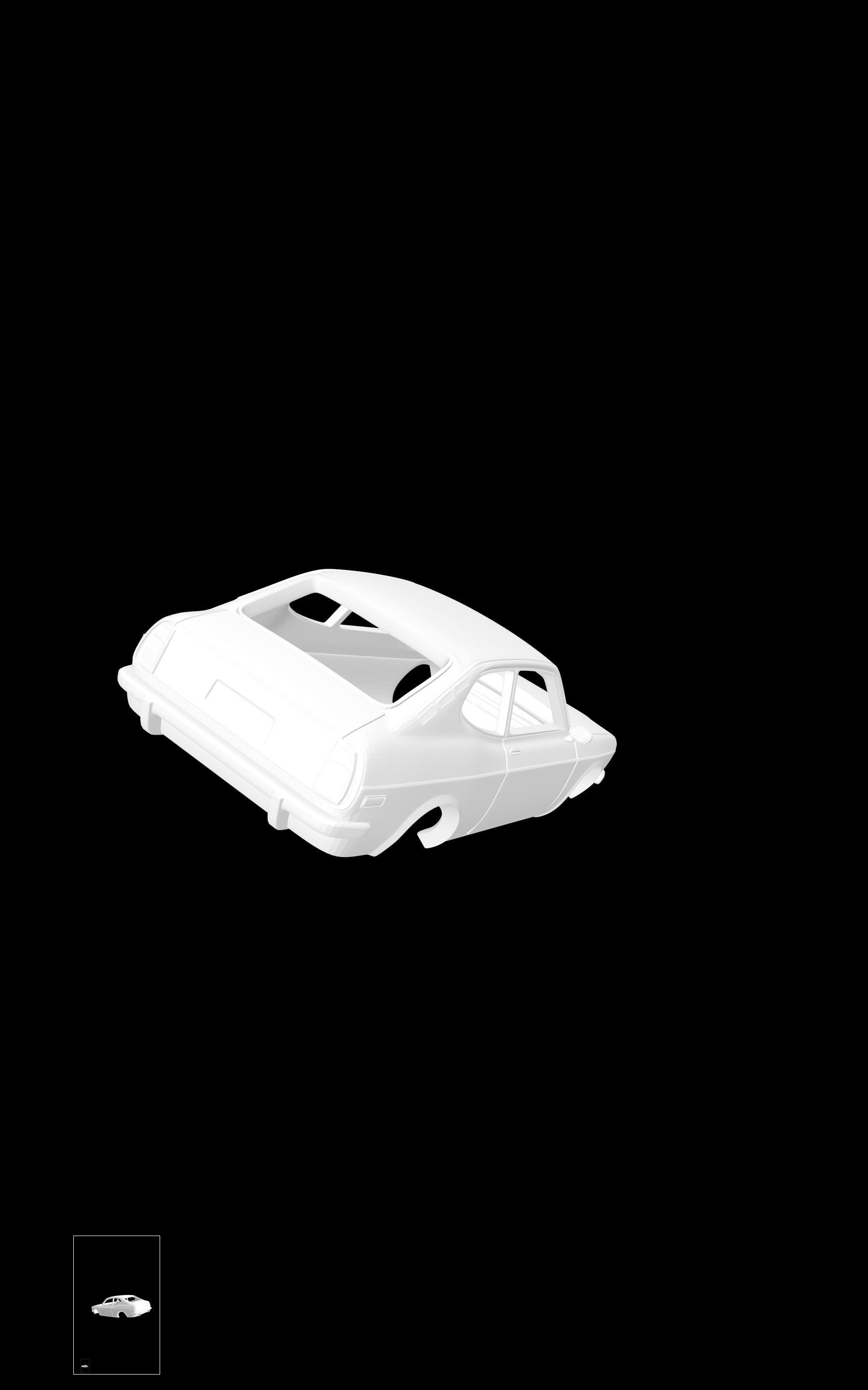 Fiat 128 coupe 3D print model_3
