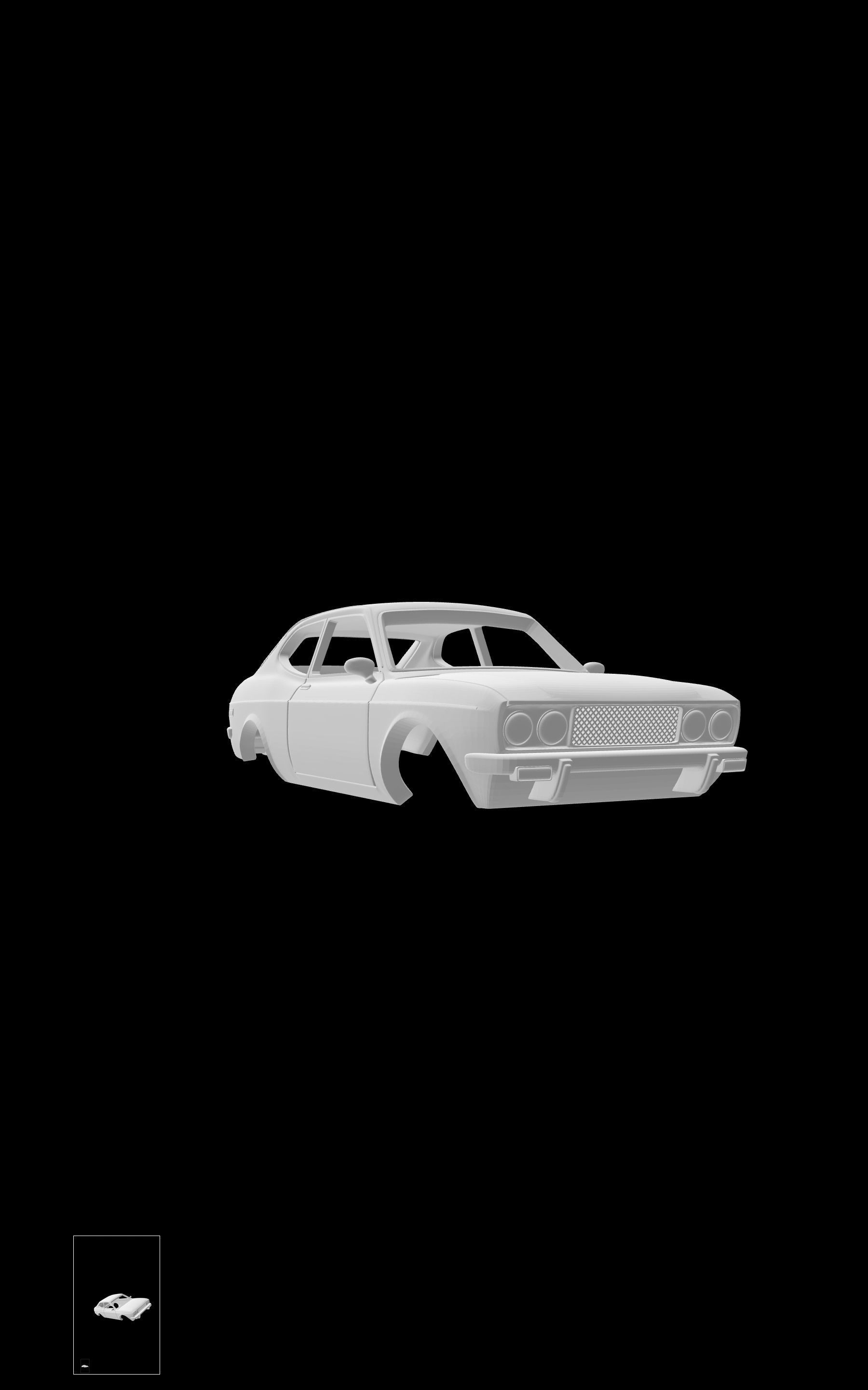 Fiat 128 coupe 3D print model_6