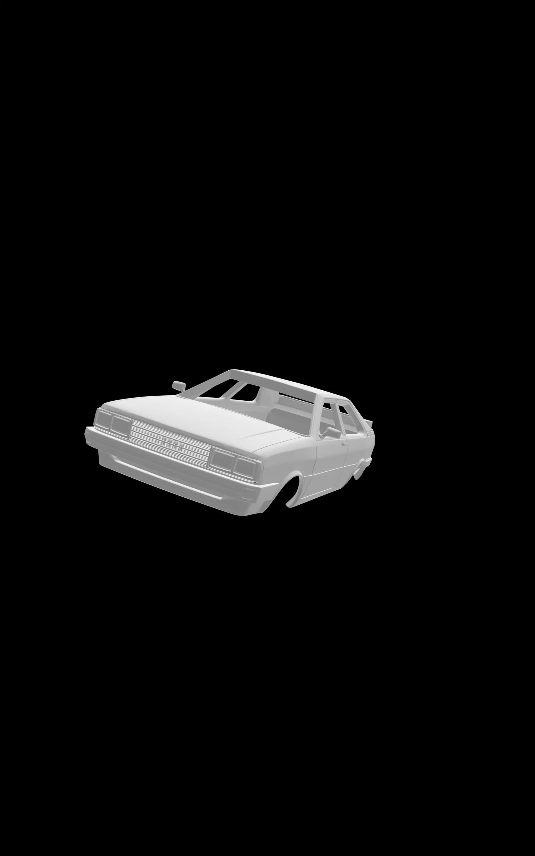 Audi 80 Coupe 3D print model_0