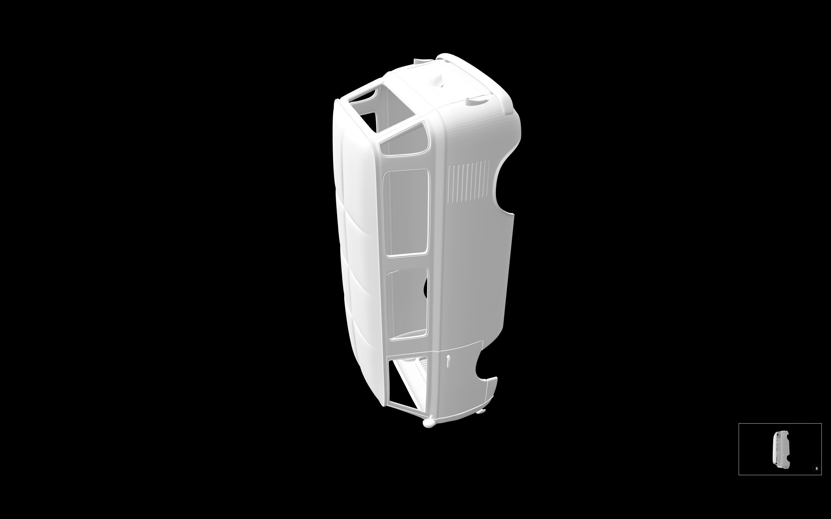 Fiat 600 T 3D print model_2