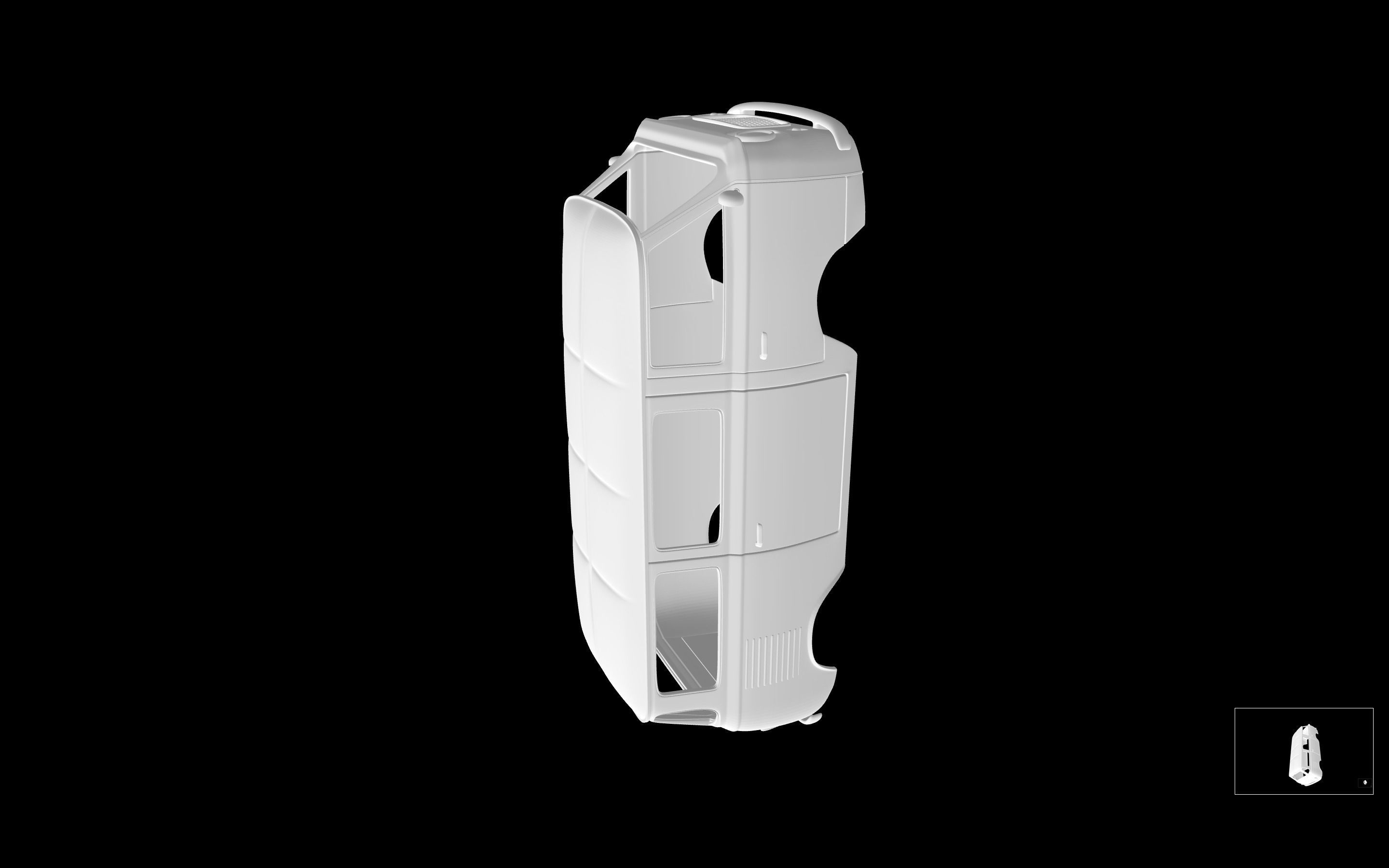 Fiat 600 T 3D print model_5