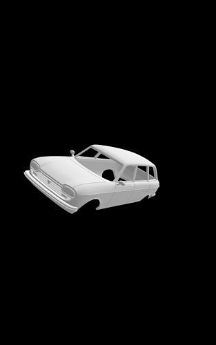 Peugeot 204 Break 3D print model