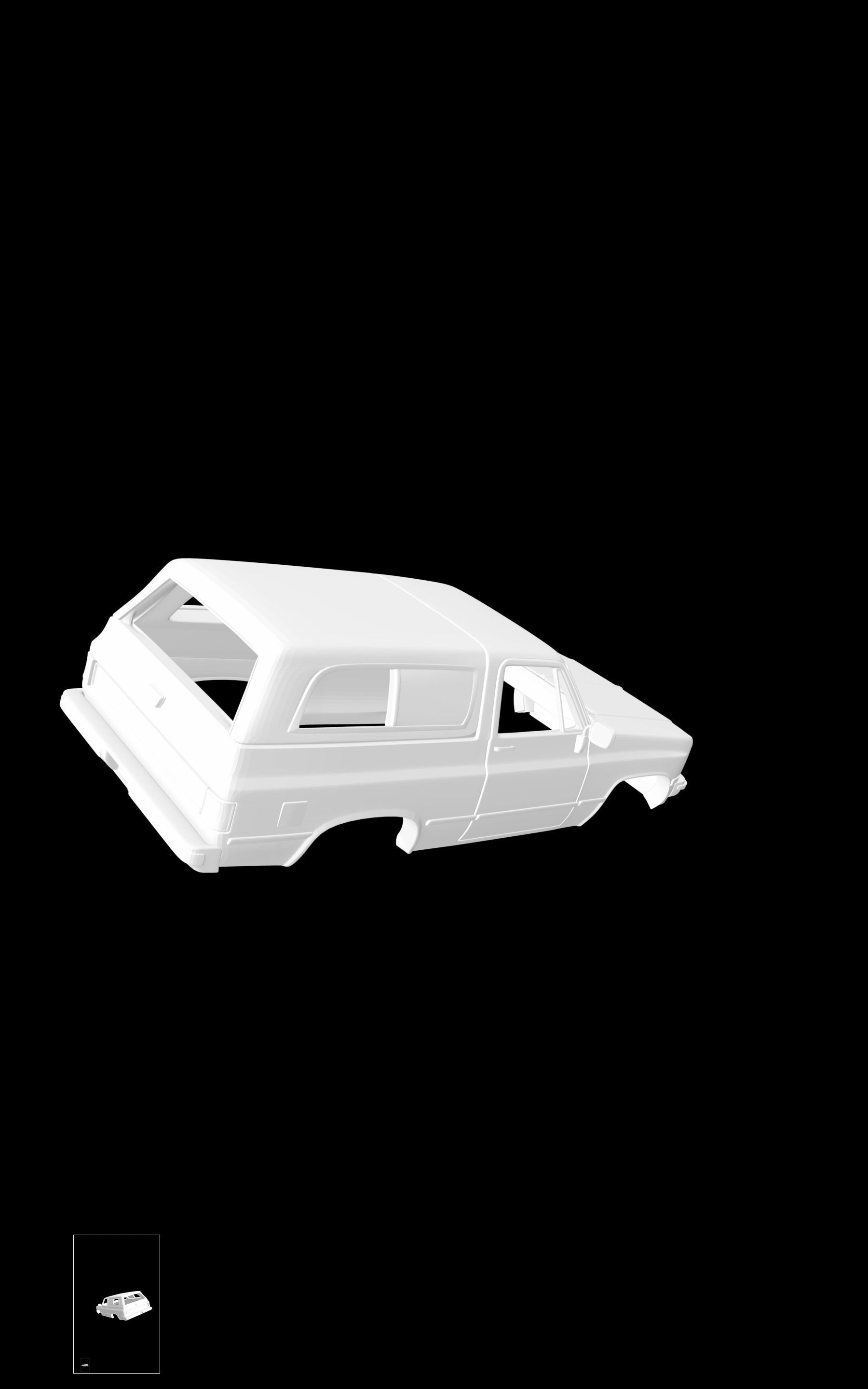 Chevrolet Blazer 1979 3D print model_3