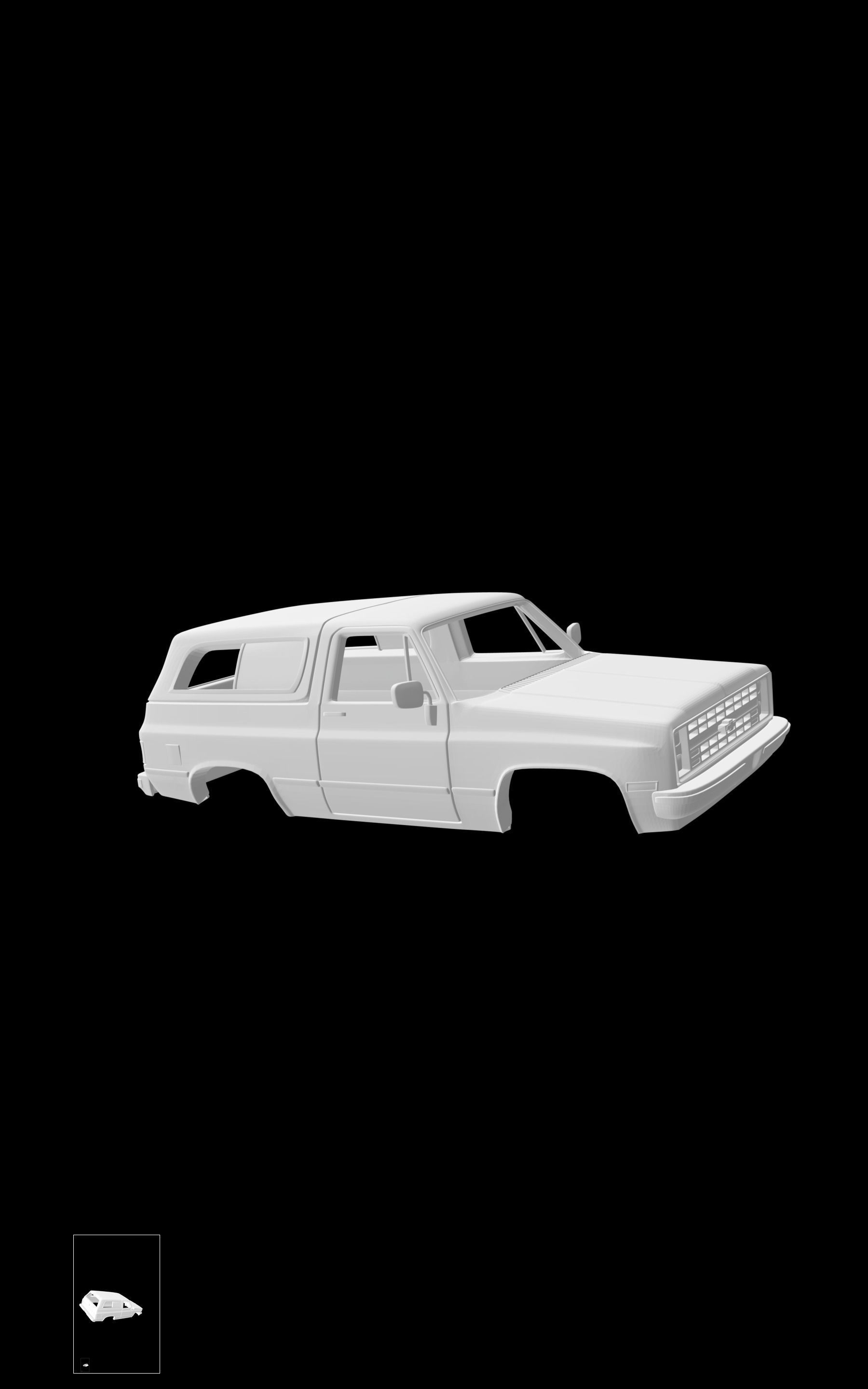 Chevrolet Blazer 1979 3D print model_4