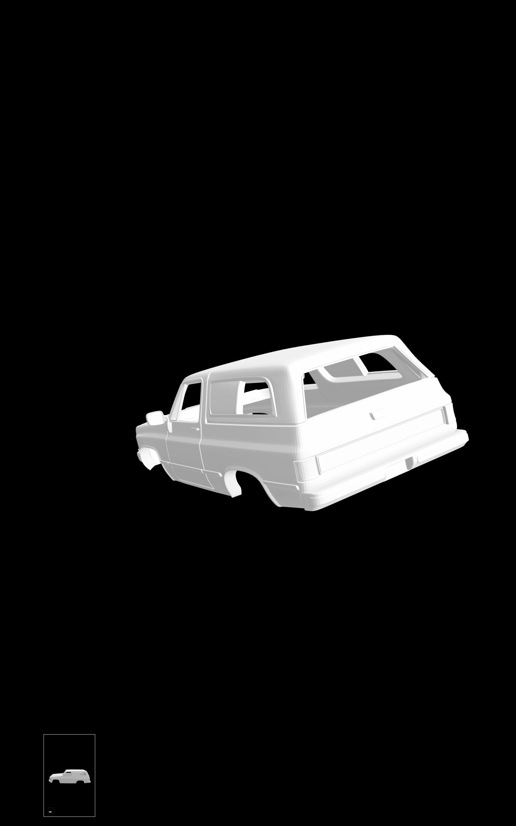 Chevrolet Blazer 1979 3D print model_2