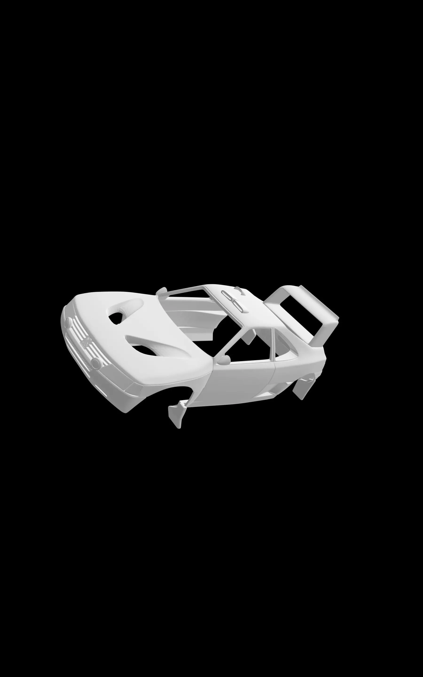 Peugeot 405 T16 3D print model_0