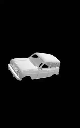 Renault R4 3D print model