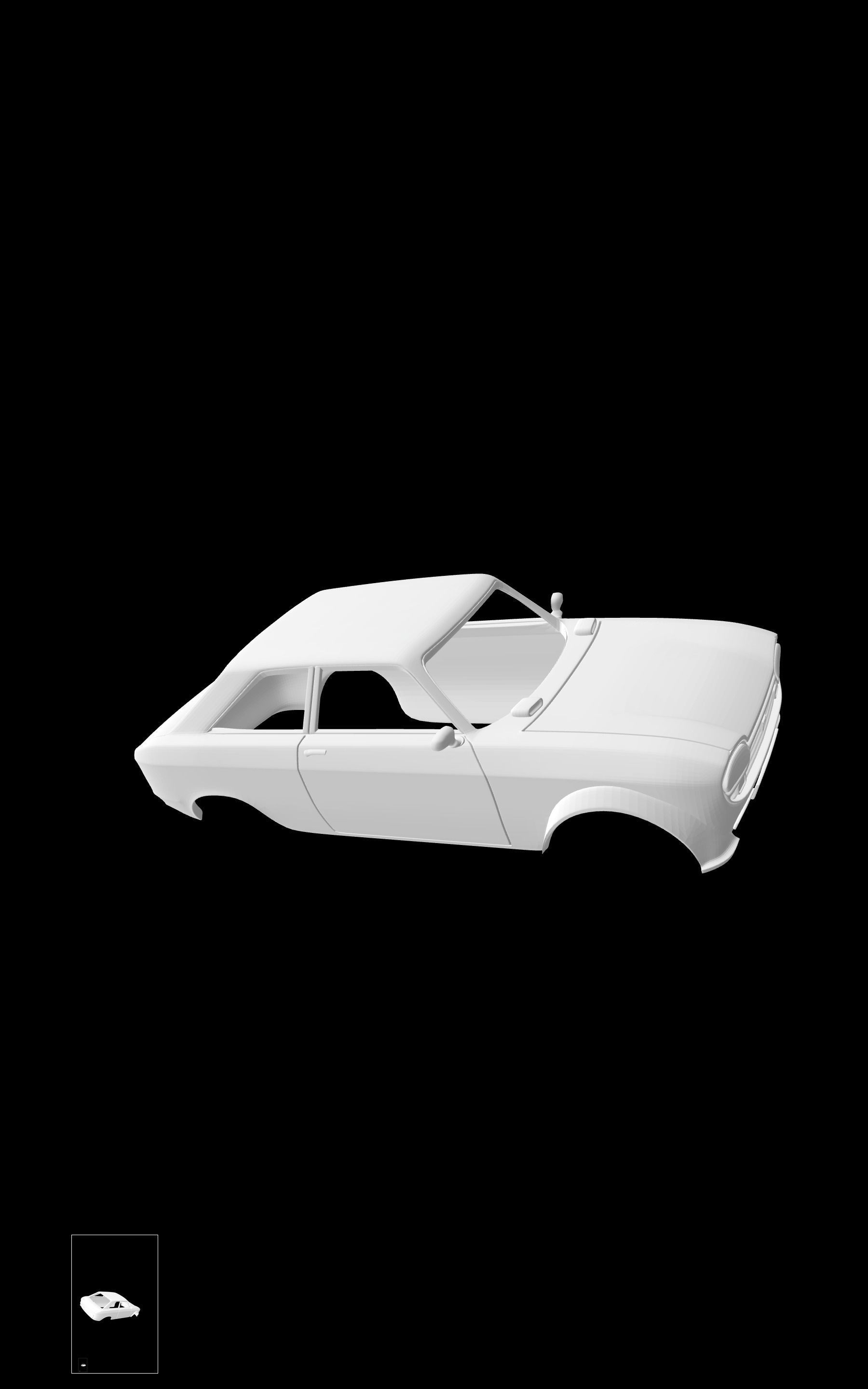 Norev 1/43 Peugeot 204 Coupé Fastback - N°147 - Blanche - Miniature Plastique