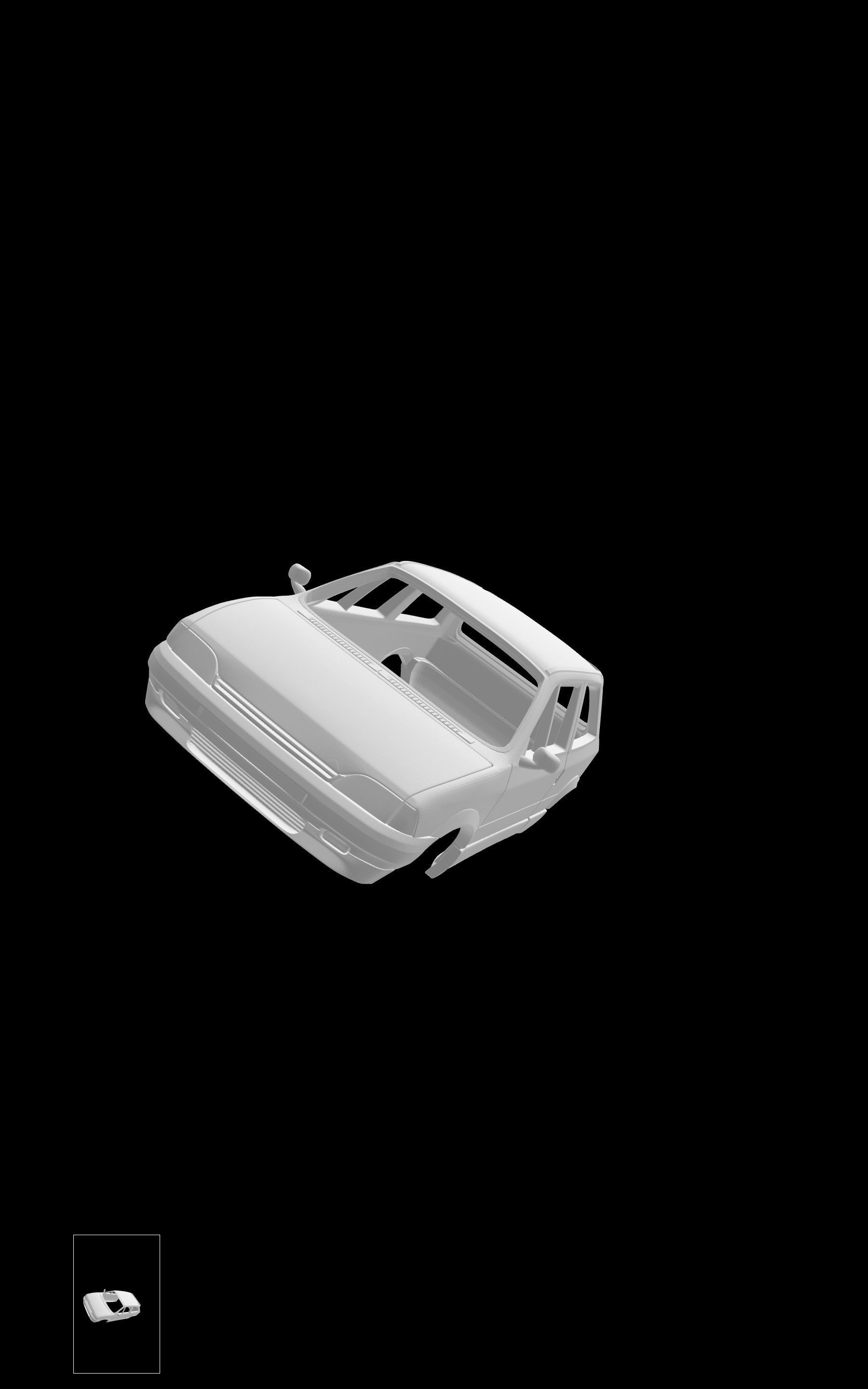 Citroen AX Sport 3D print model_1