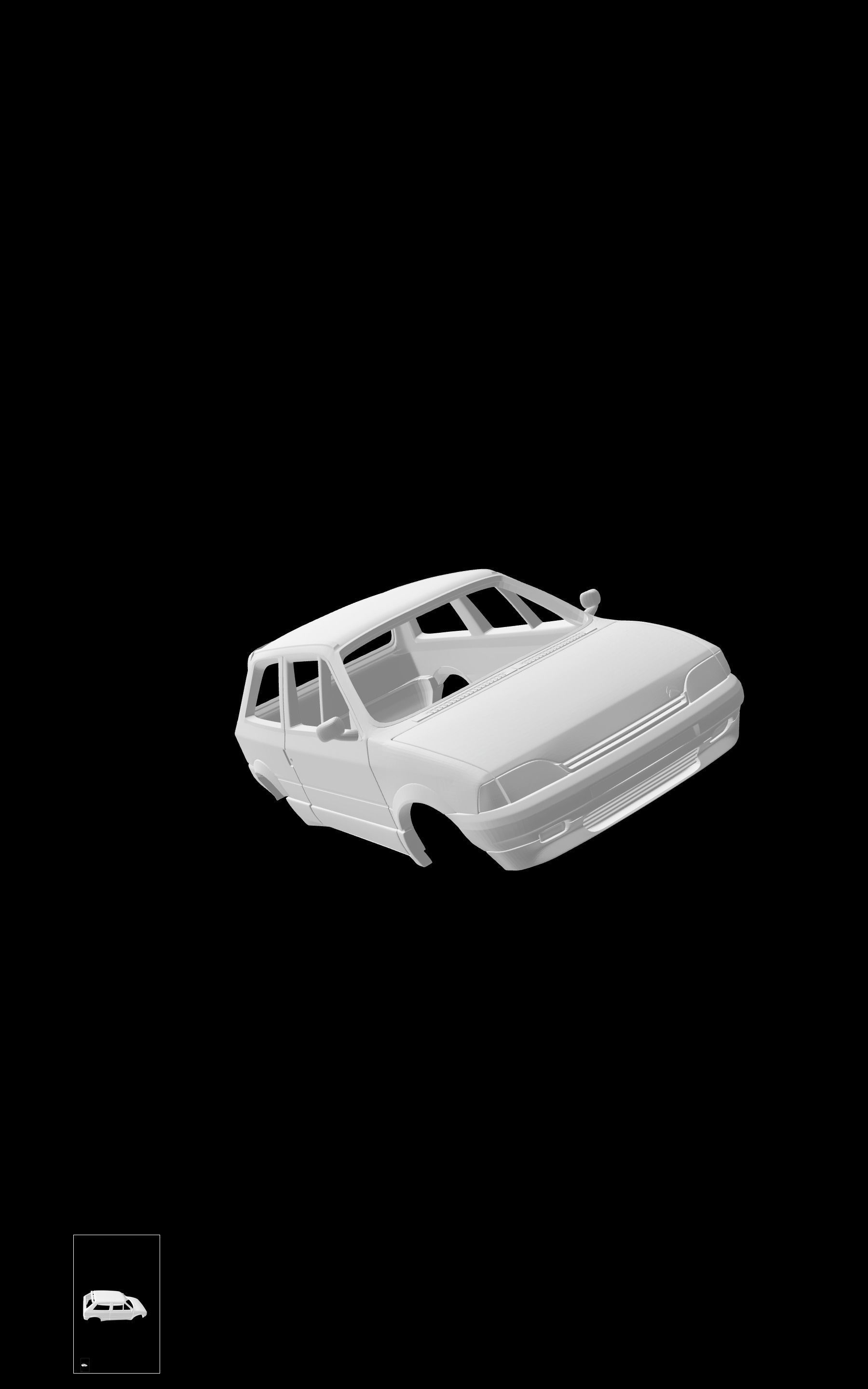 Citroen AX Sport 3D print model_7