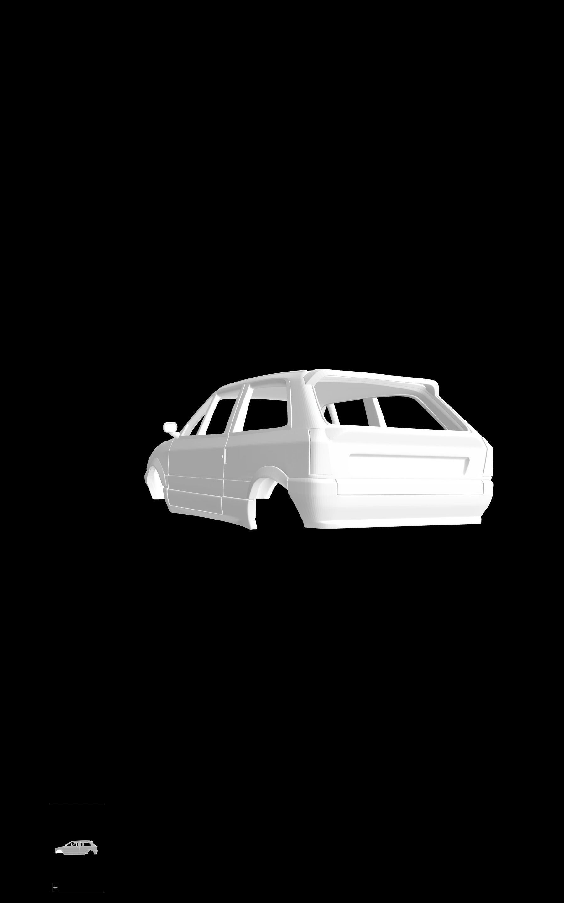 Citroen AX Sport 3D print model_4