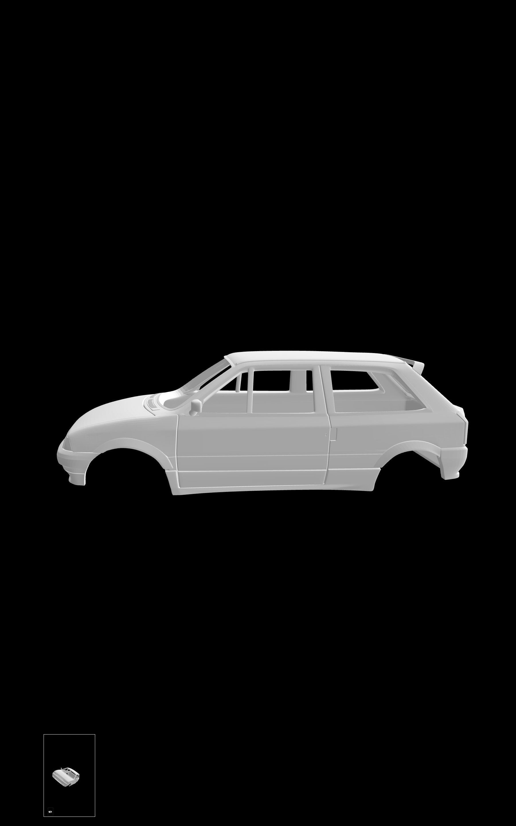Citroen AX Sport 3D print model_2