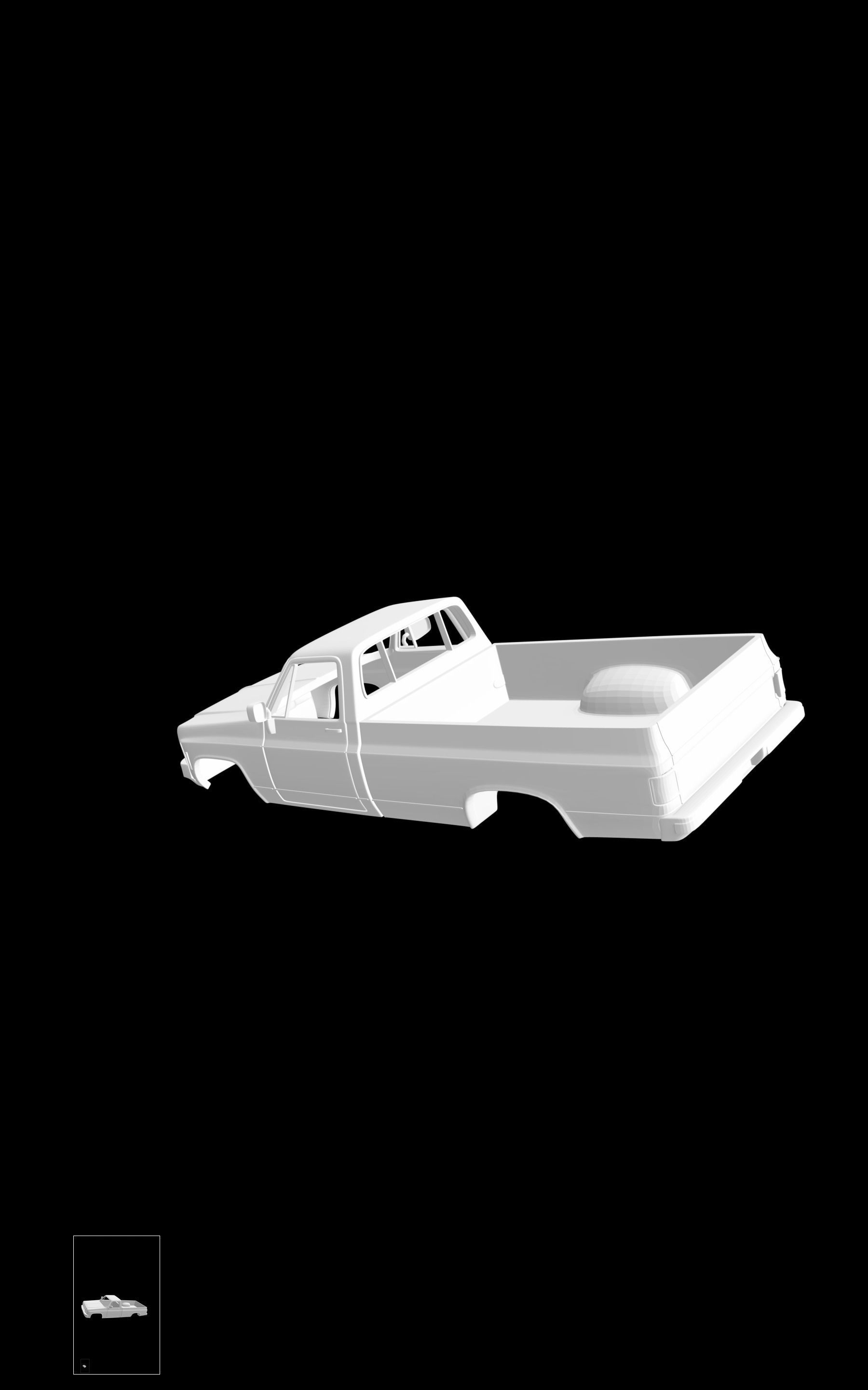 Chevrolet CK 1973 3D print model_1
